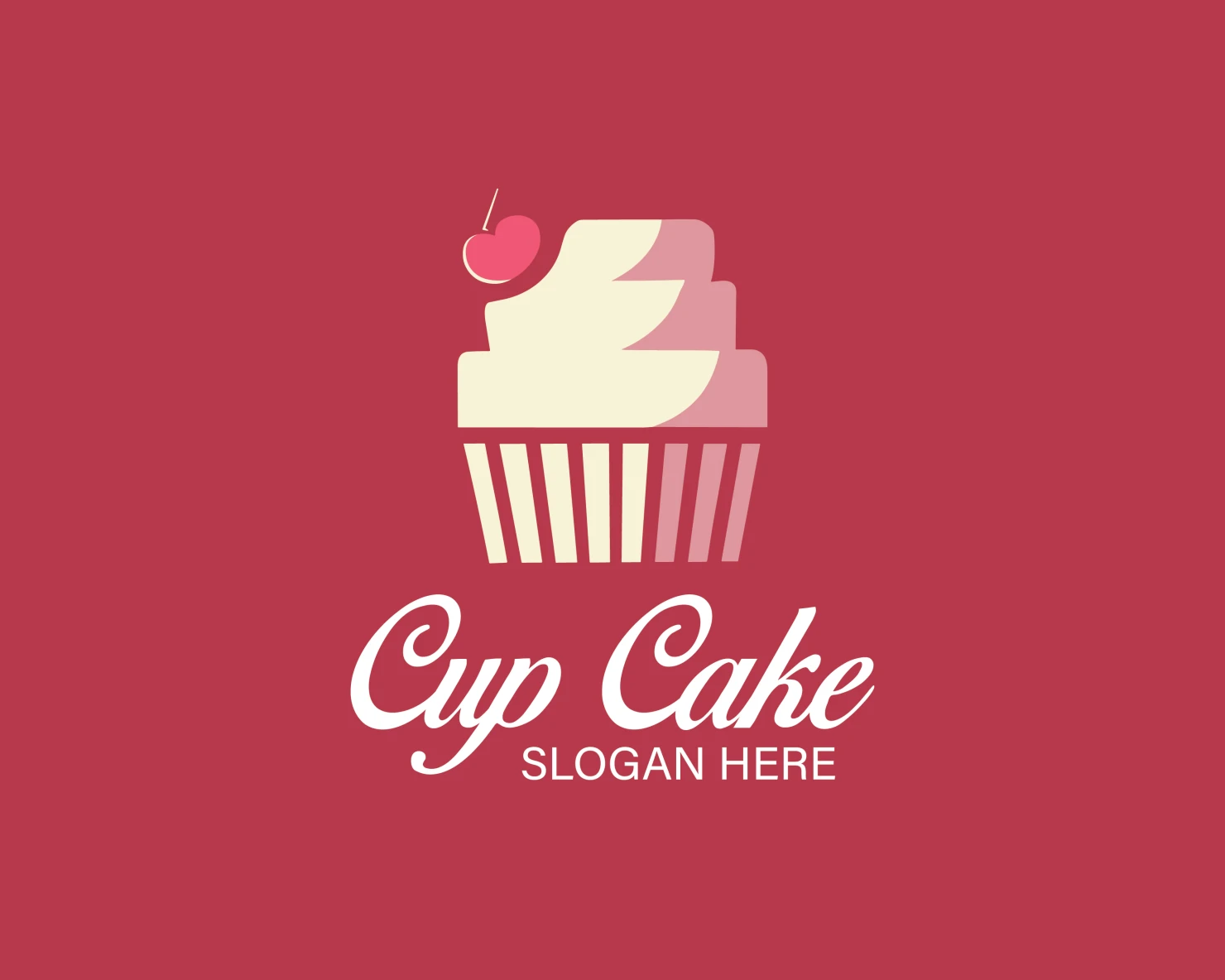 Cup cake customizable logo design #33946