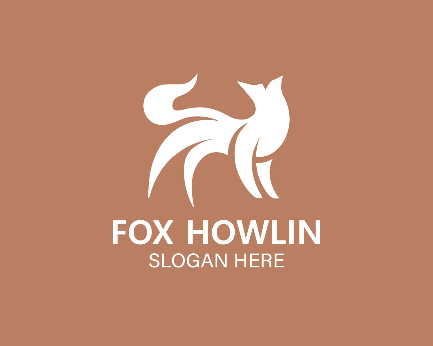 Fox customizable logo design #33953
