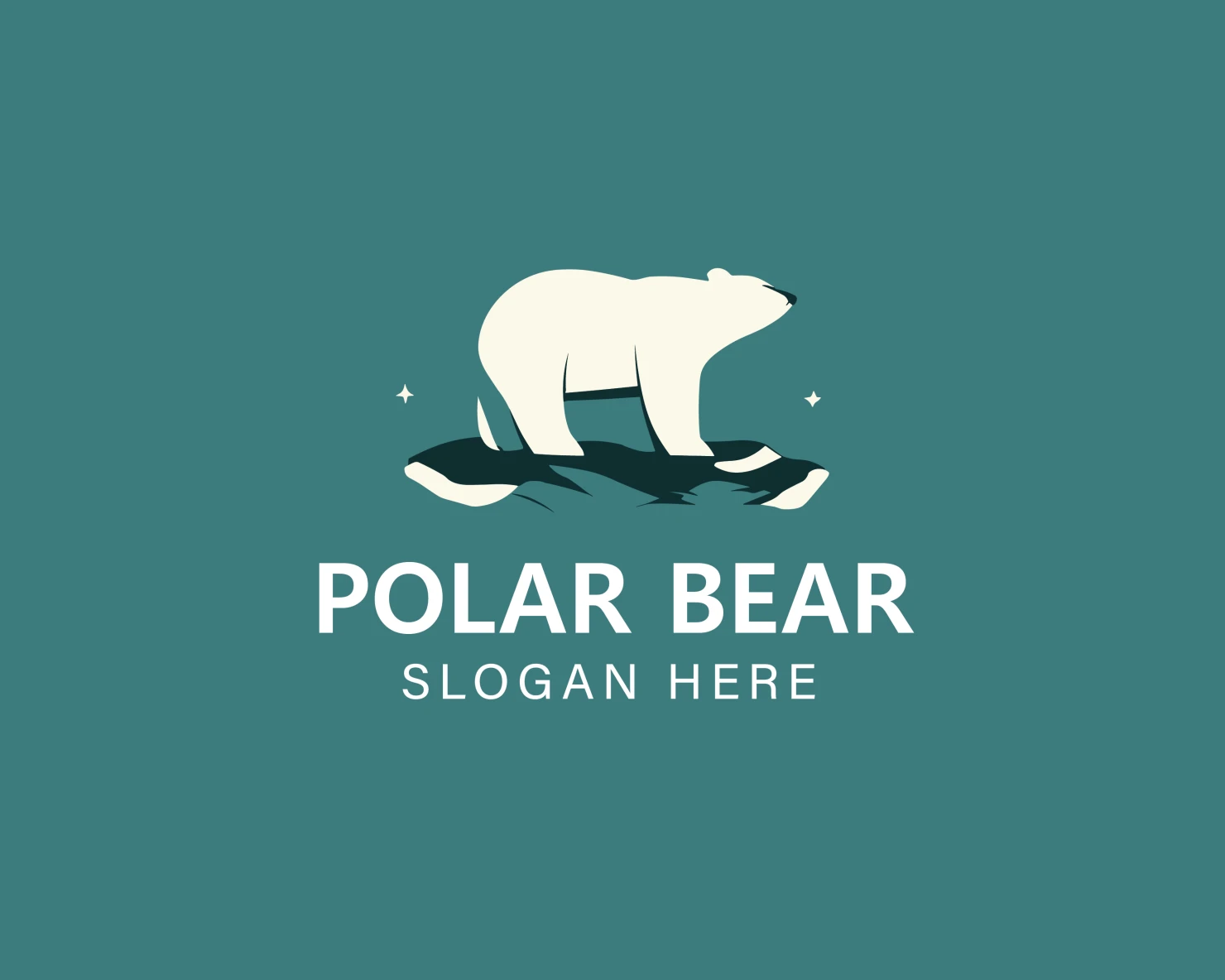 Polar bear customizable logo design #33954