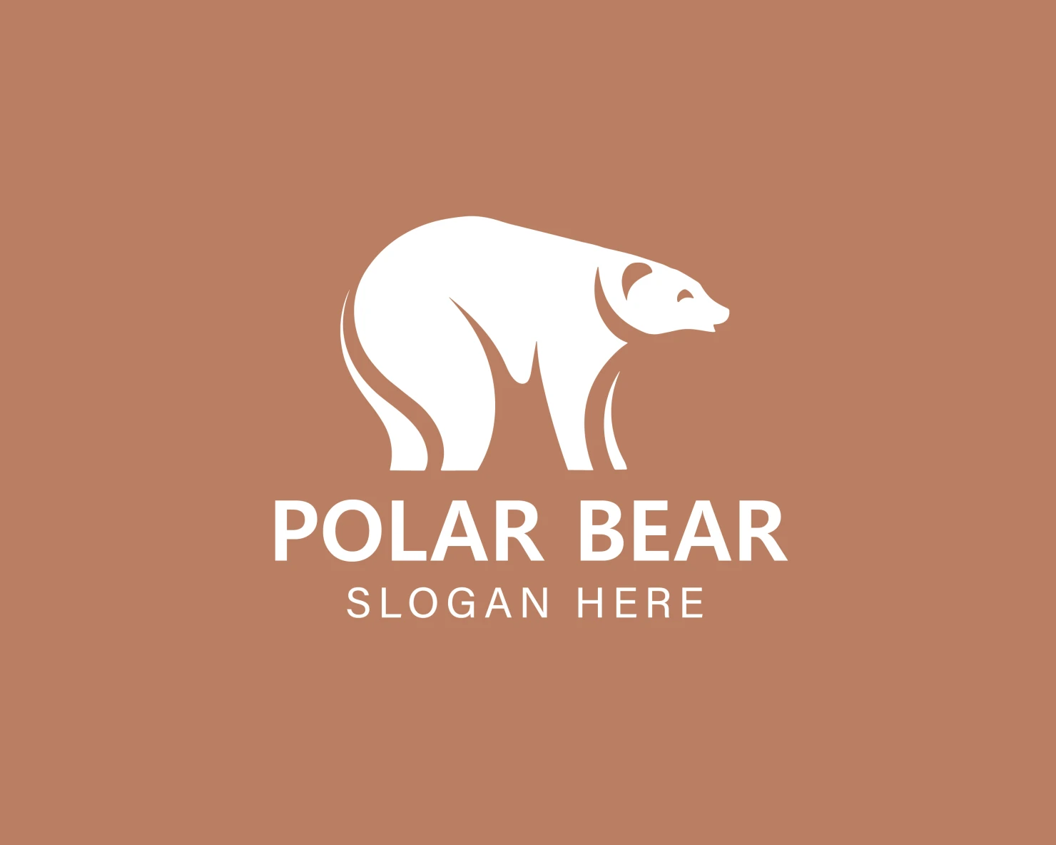 Polar bear customizable logo design #33955
