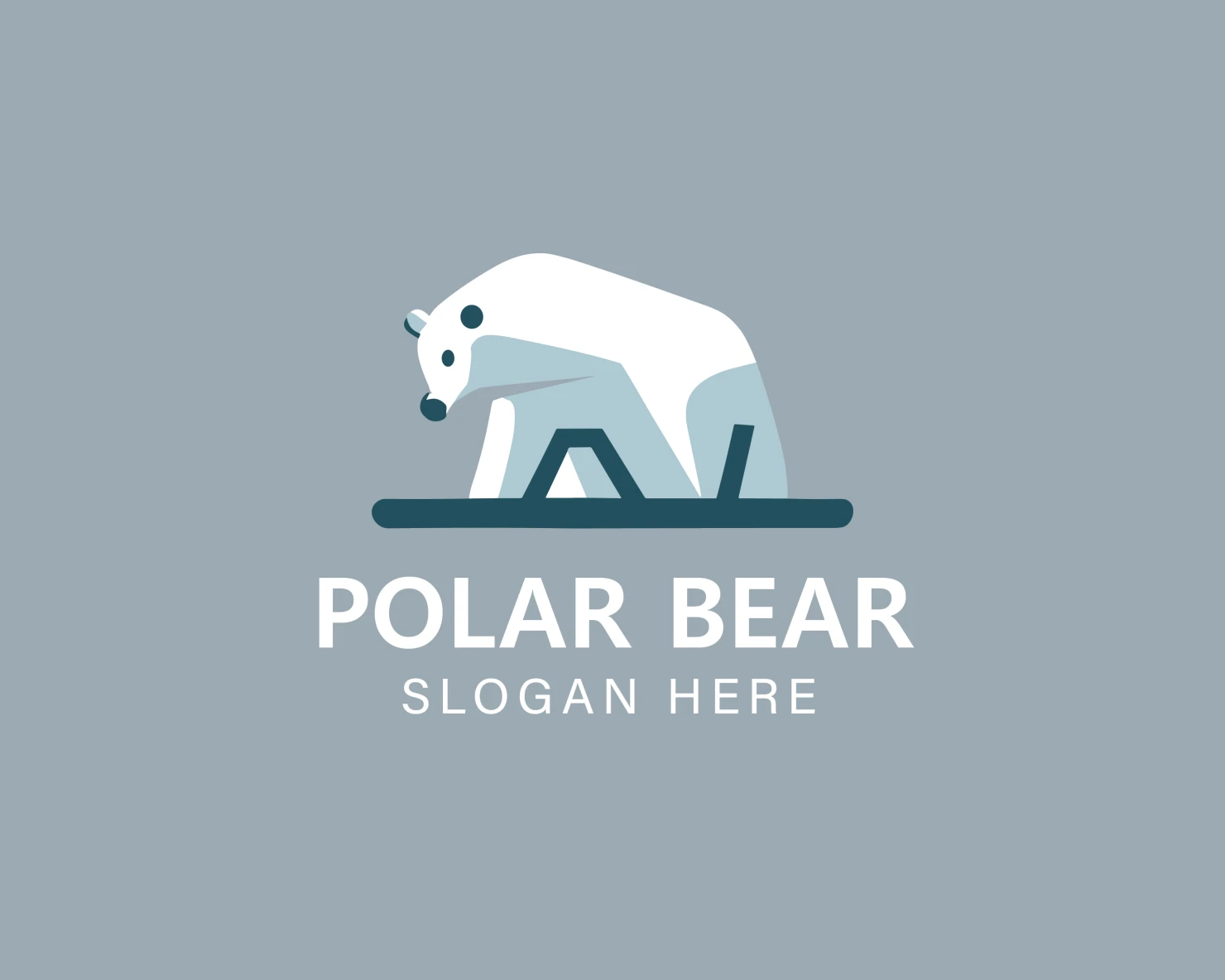 Polar bear customizable logo design #33957