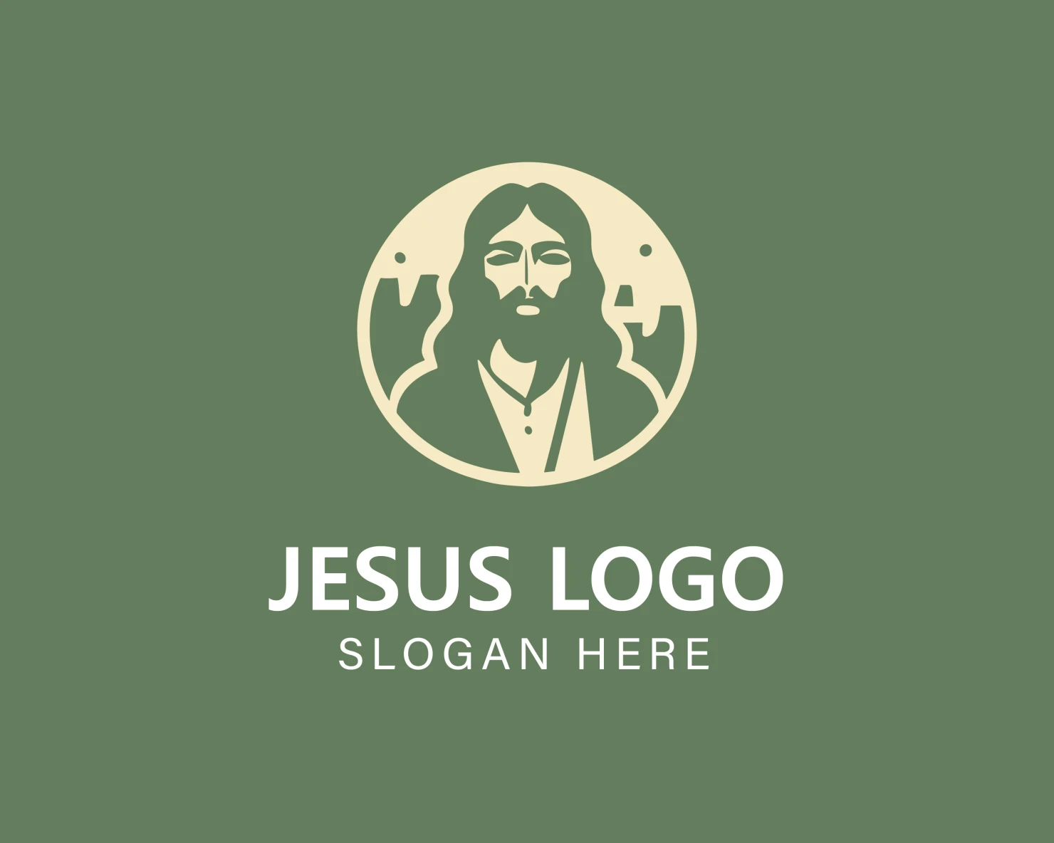Jesus customizable logo design #33959