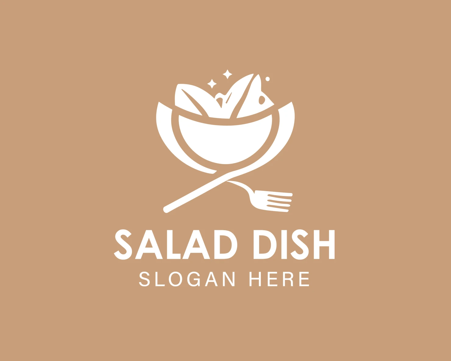 Salad dish customizable logo design #33960