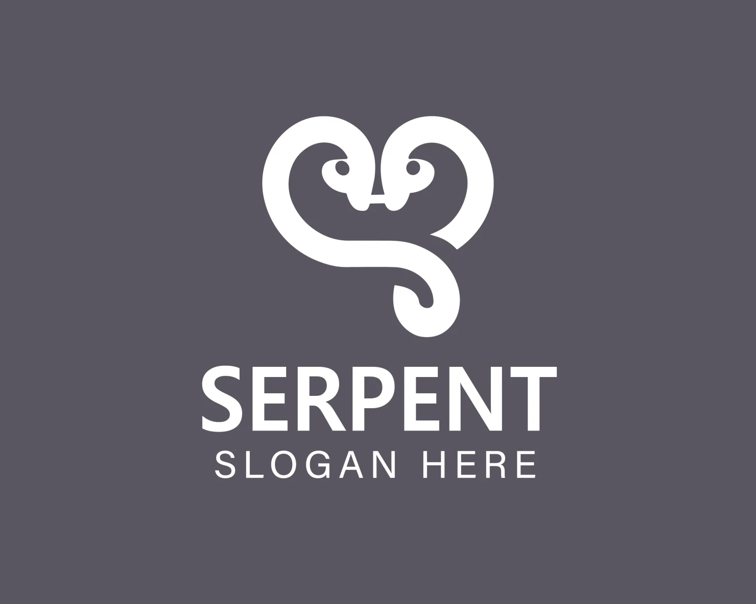 Serpent customizable logo design #33976