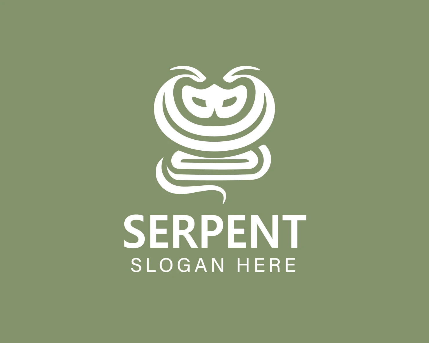Serpent customizable logo design #33980