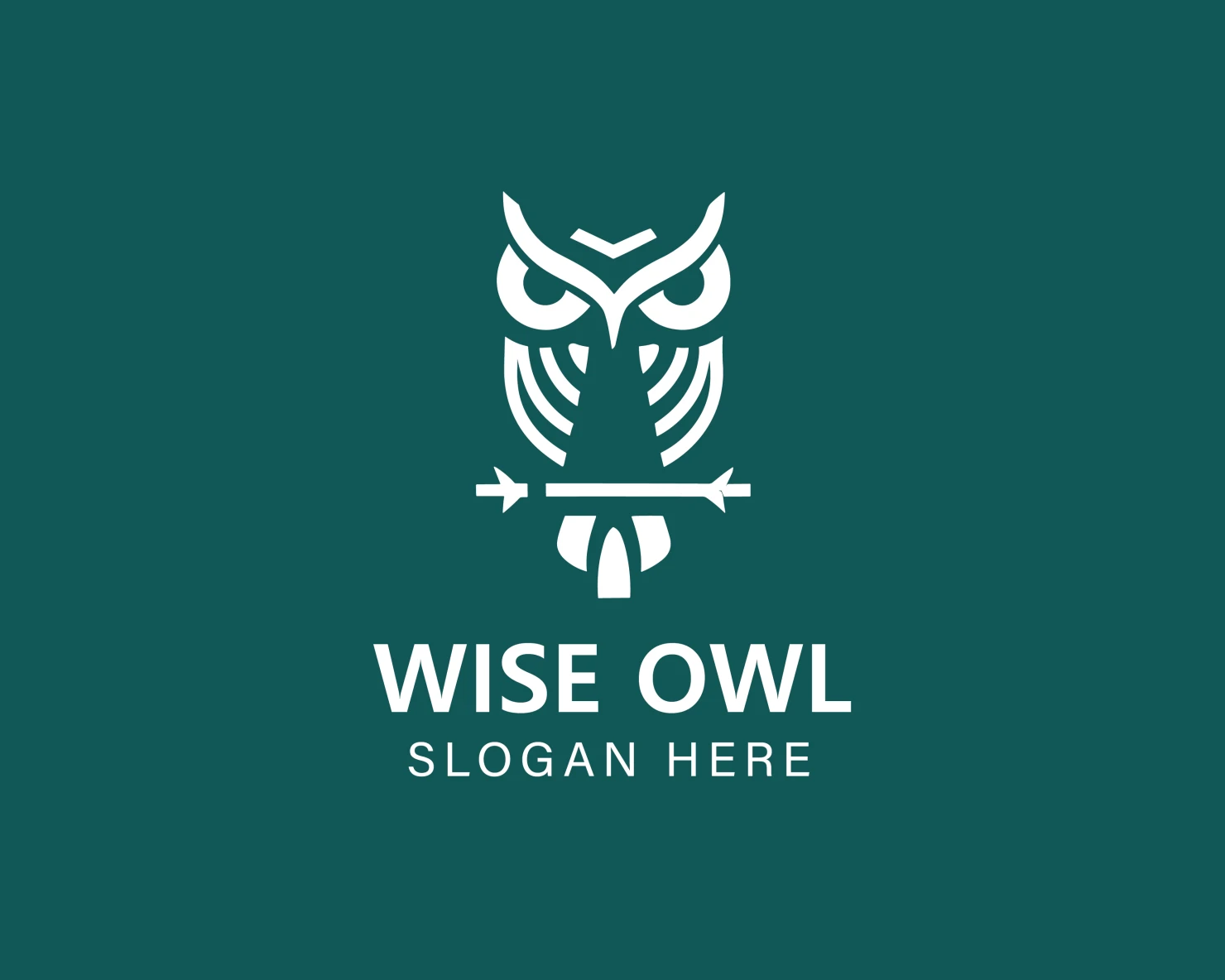 Wise owl customizable logo design #33990