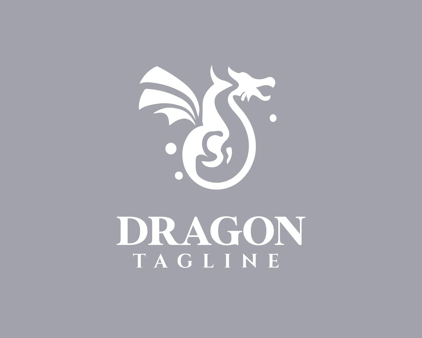 Dragon customizable logo design #34045