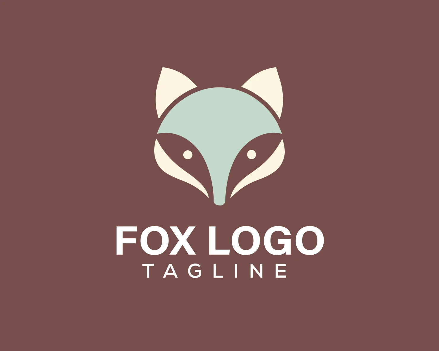 Fox customizable logo design #34057