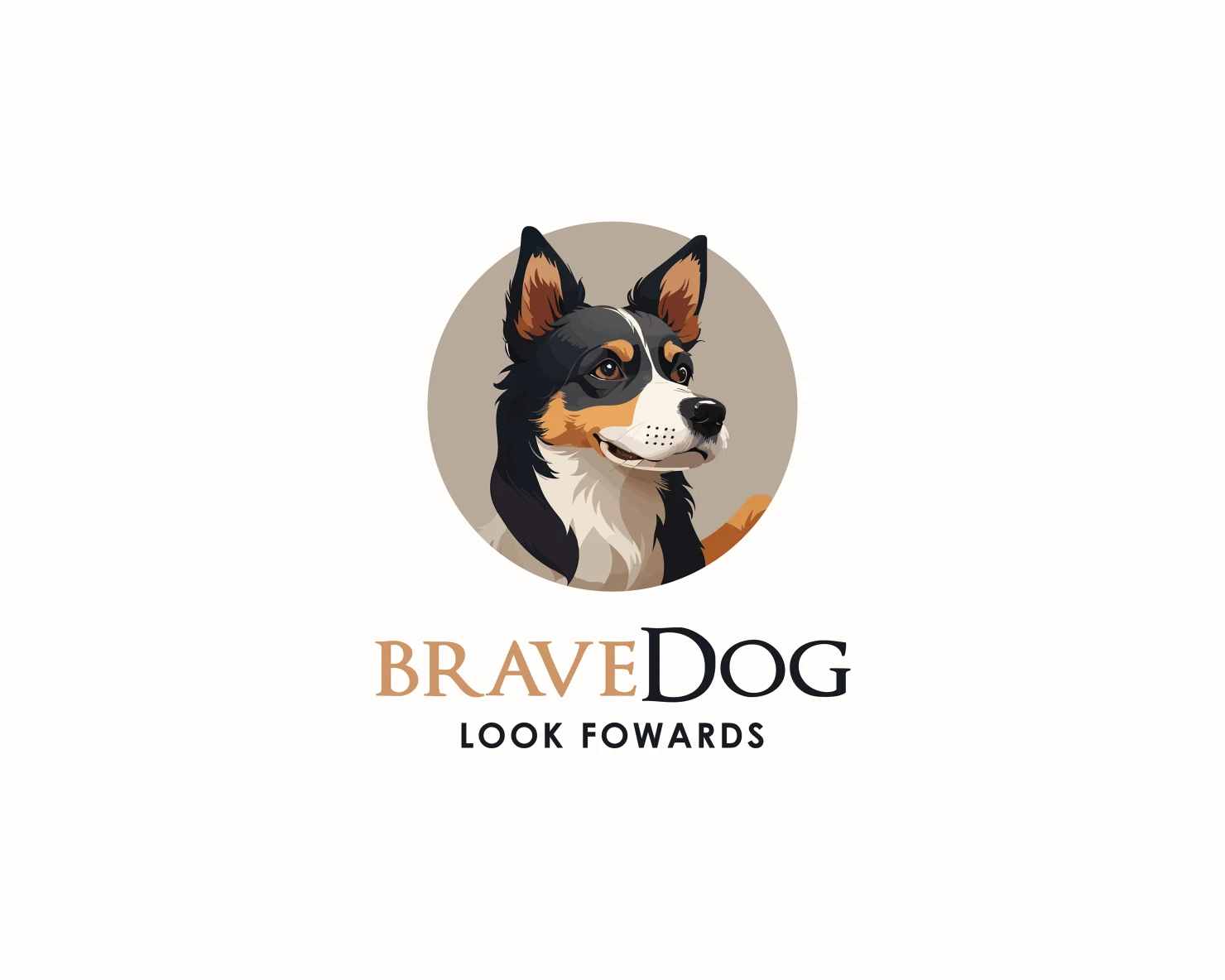 Cute Dog customizable logo design #34072