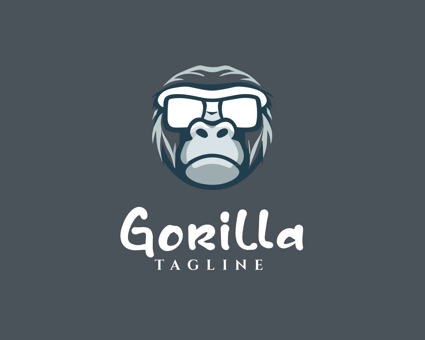 Gorilla customizable logo design #34079