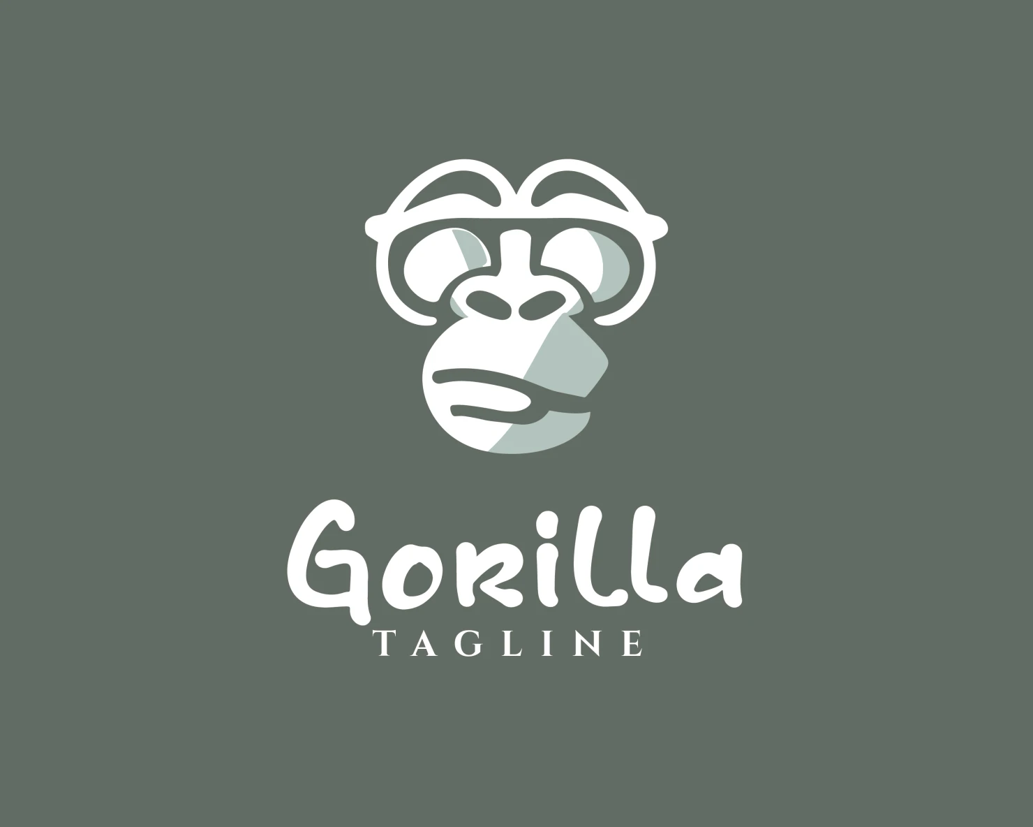 Gorilla customizable logo design #34080