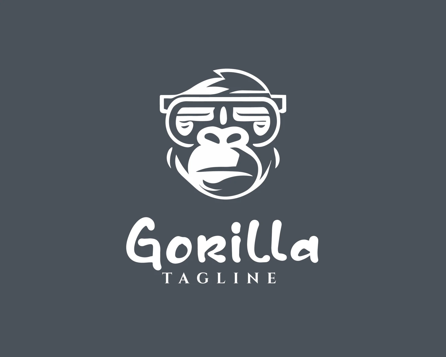 Gorilla customizable logo design #34083