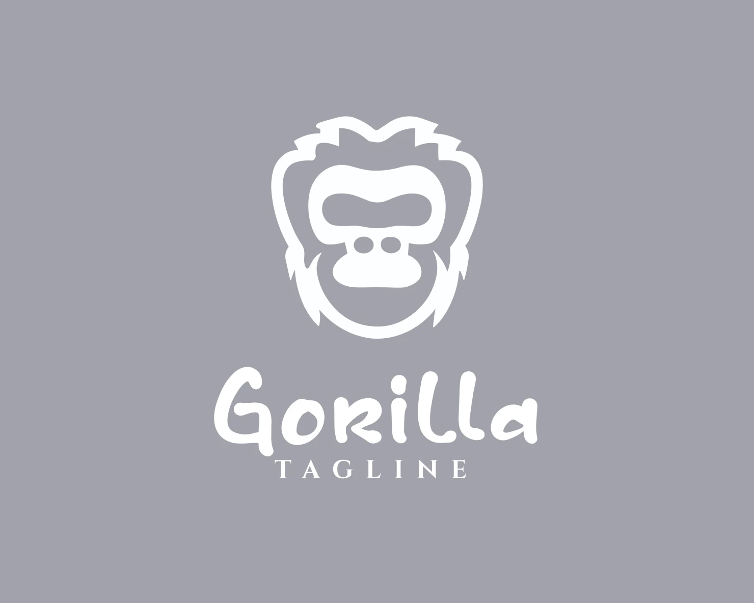 Gorilla customizable logo design #34092