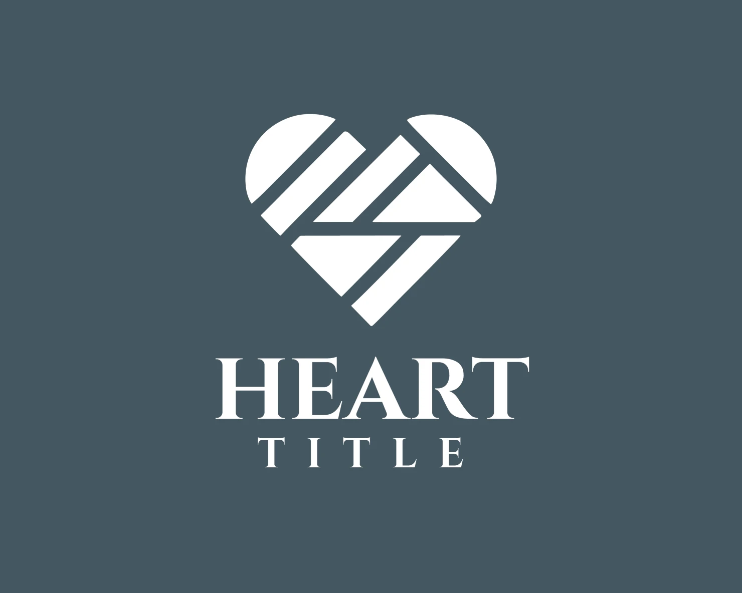 Heart customizable logo design #34093