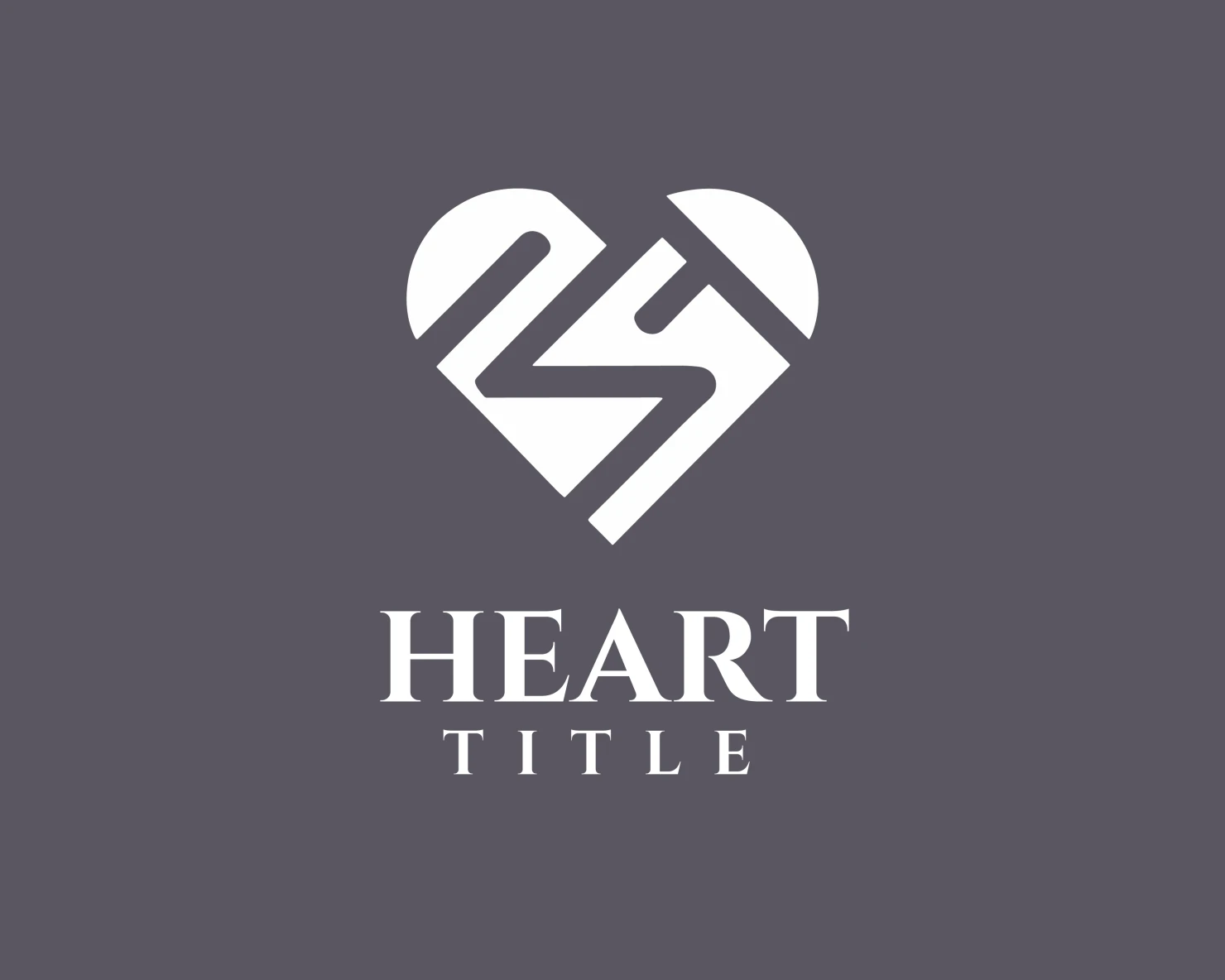 Heart customizable logo design #34095