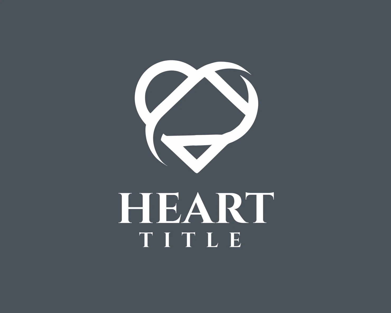 Heart customizable logo design #34101