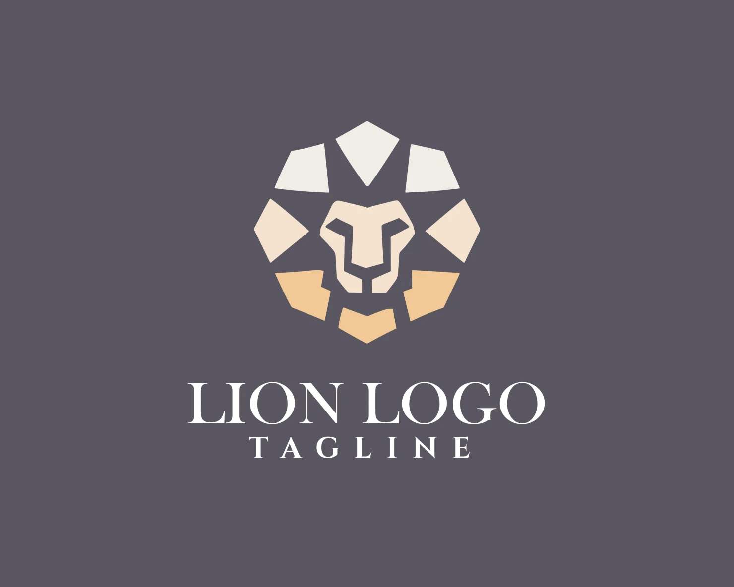 Lion customizable logo design #34106