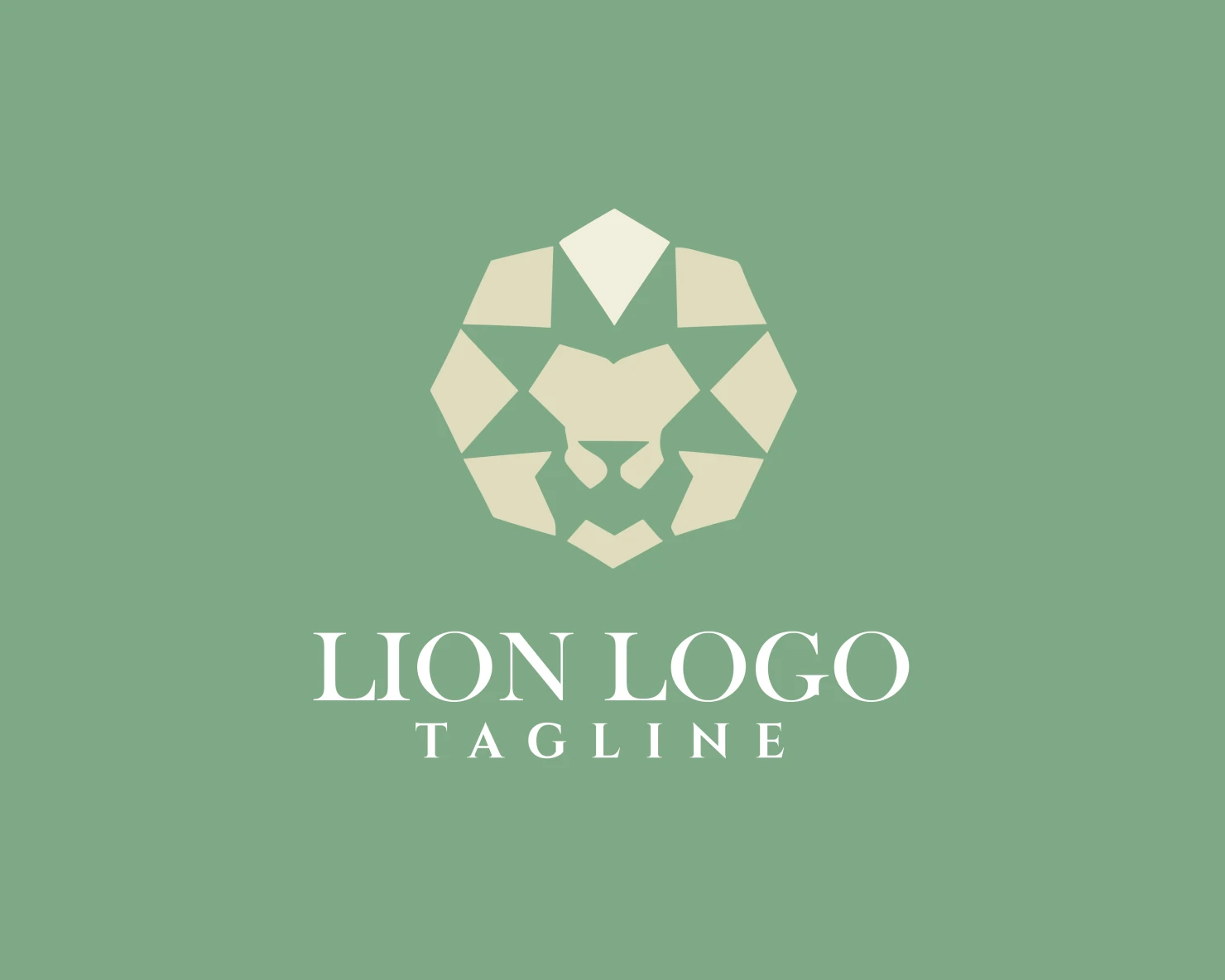 Lion customizable logo design #34107