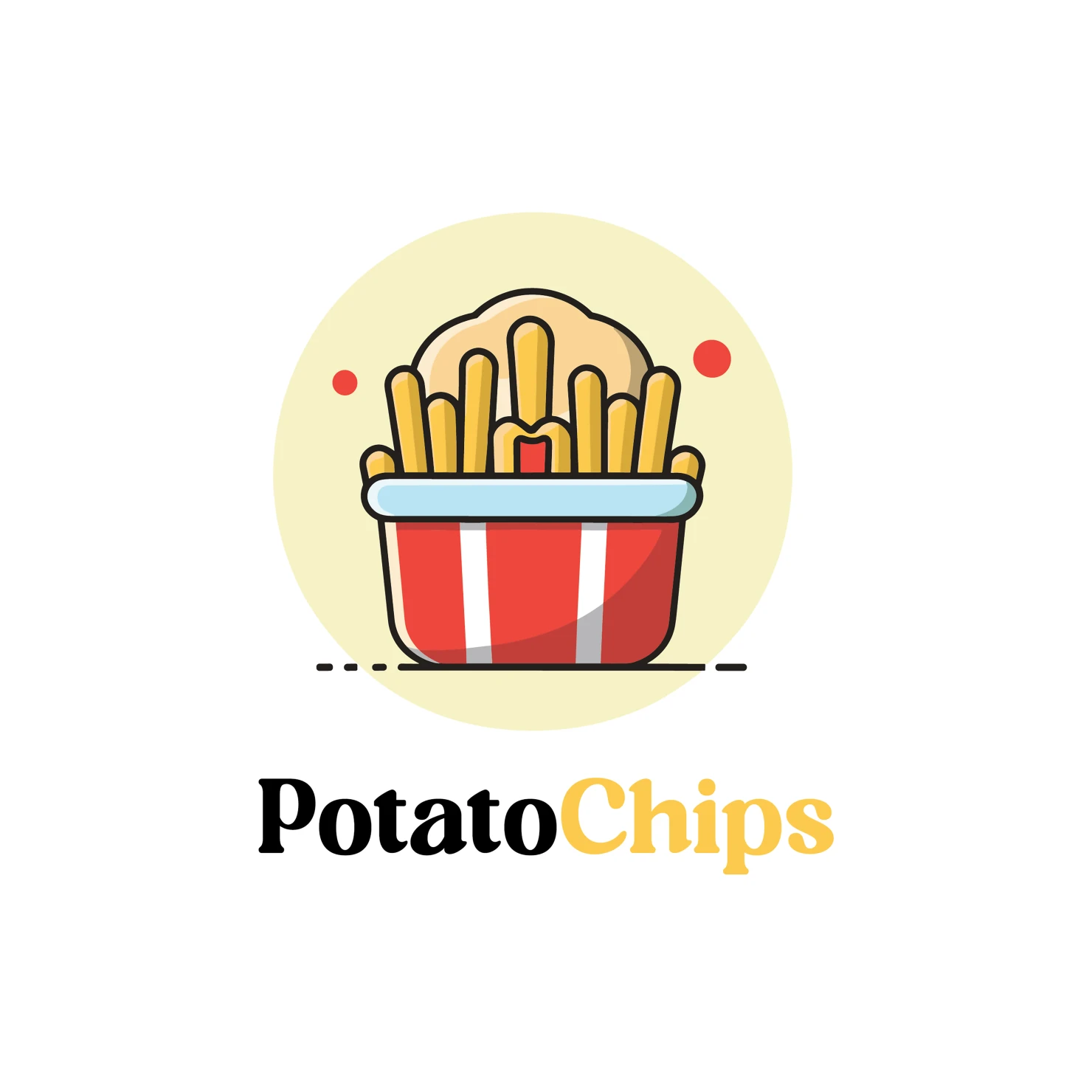Foods customizable logo set design #34137