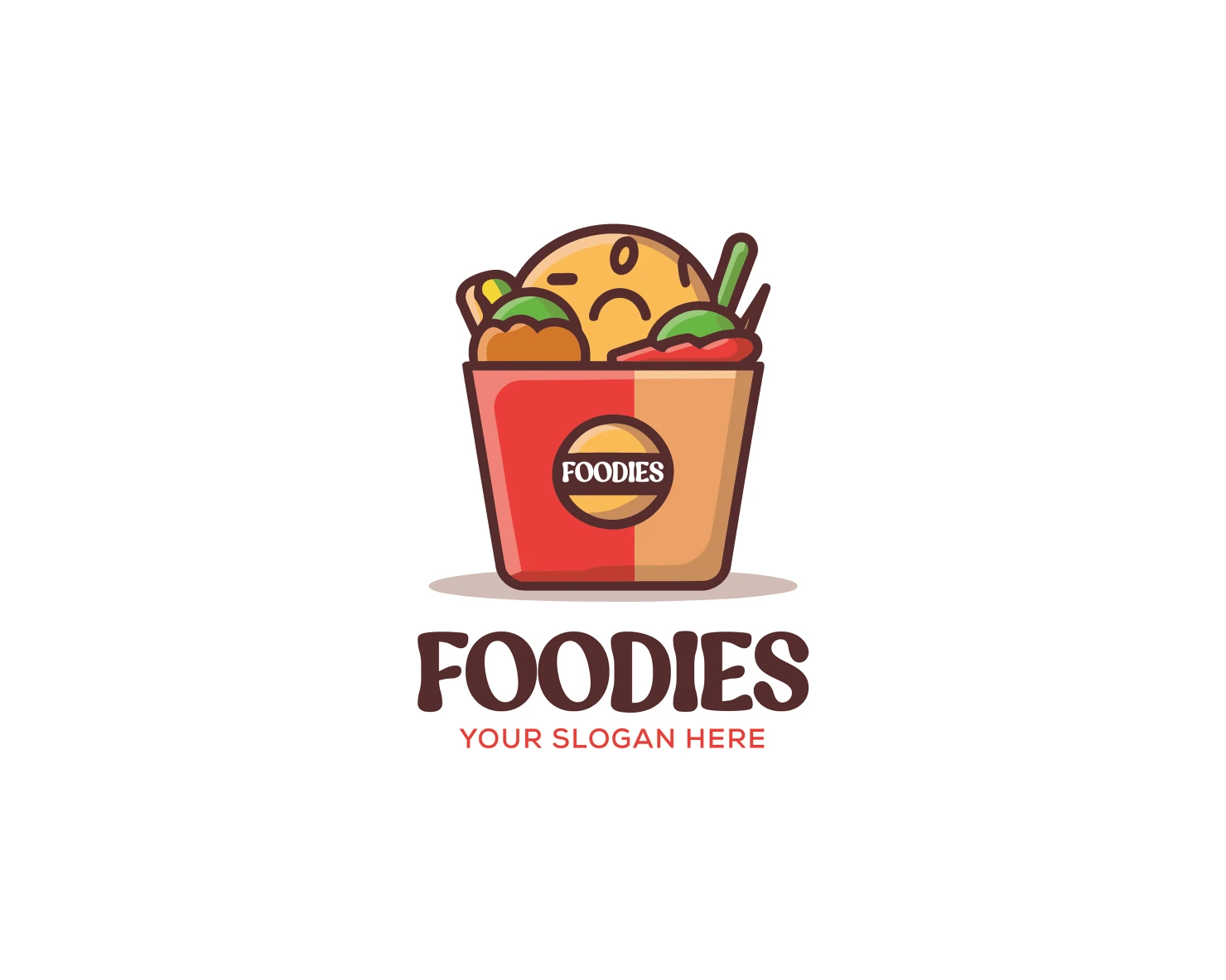 Foods customizable logo set design #34141