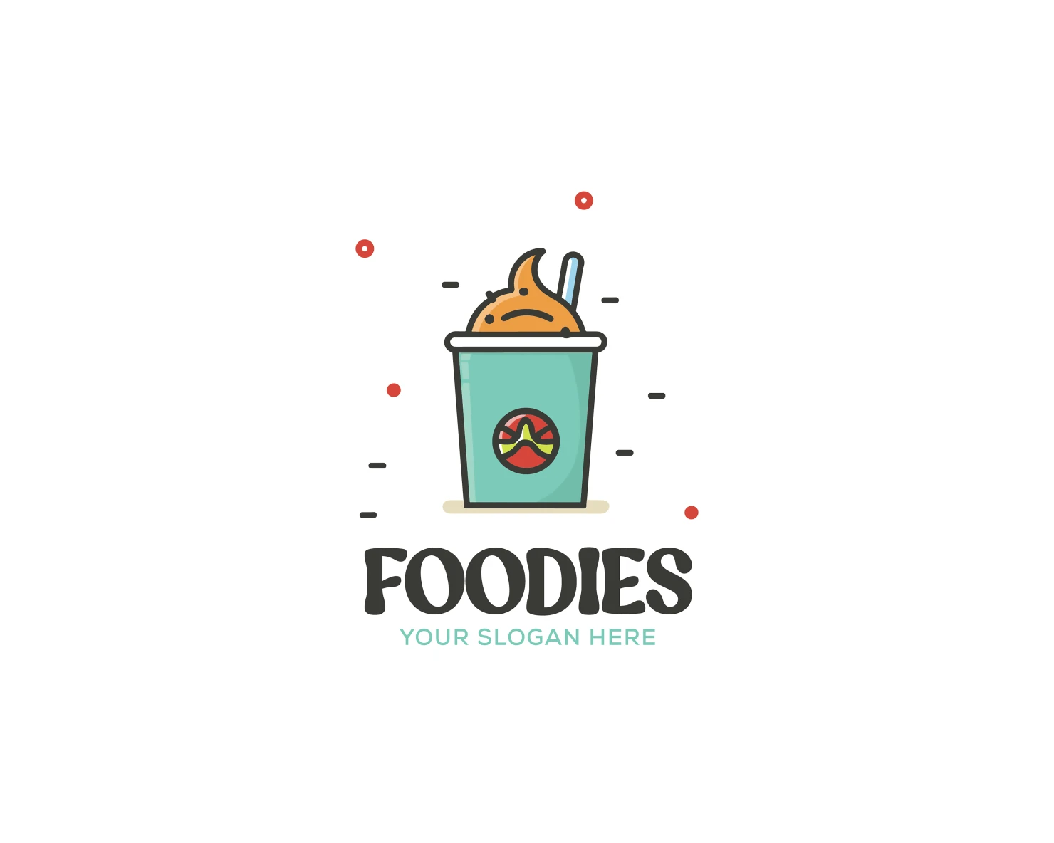 Foods customizable logo set design #34143