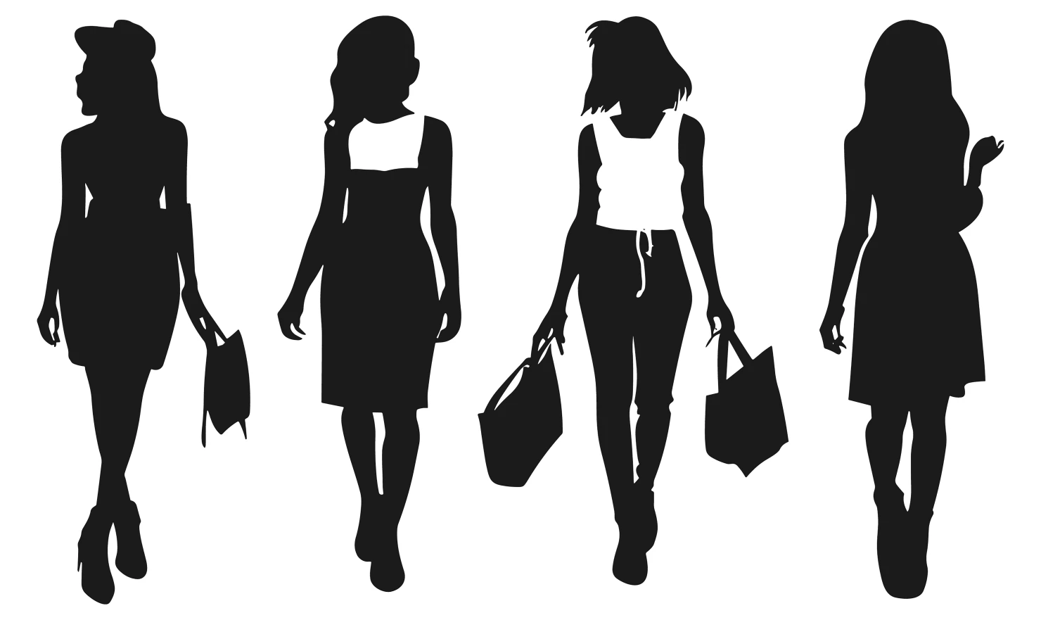 Women customizable silhouette set design #34147