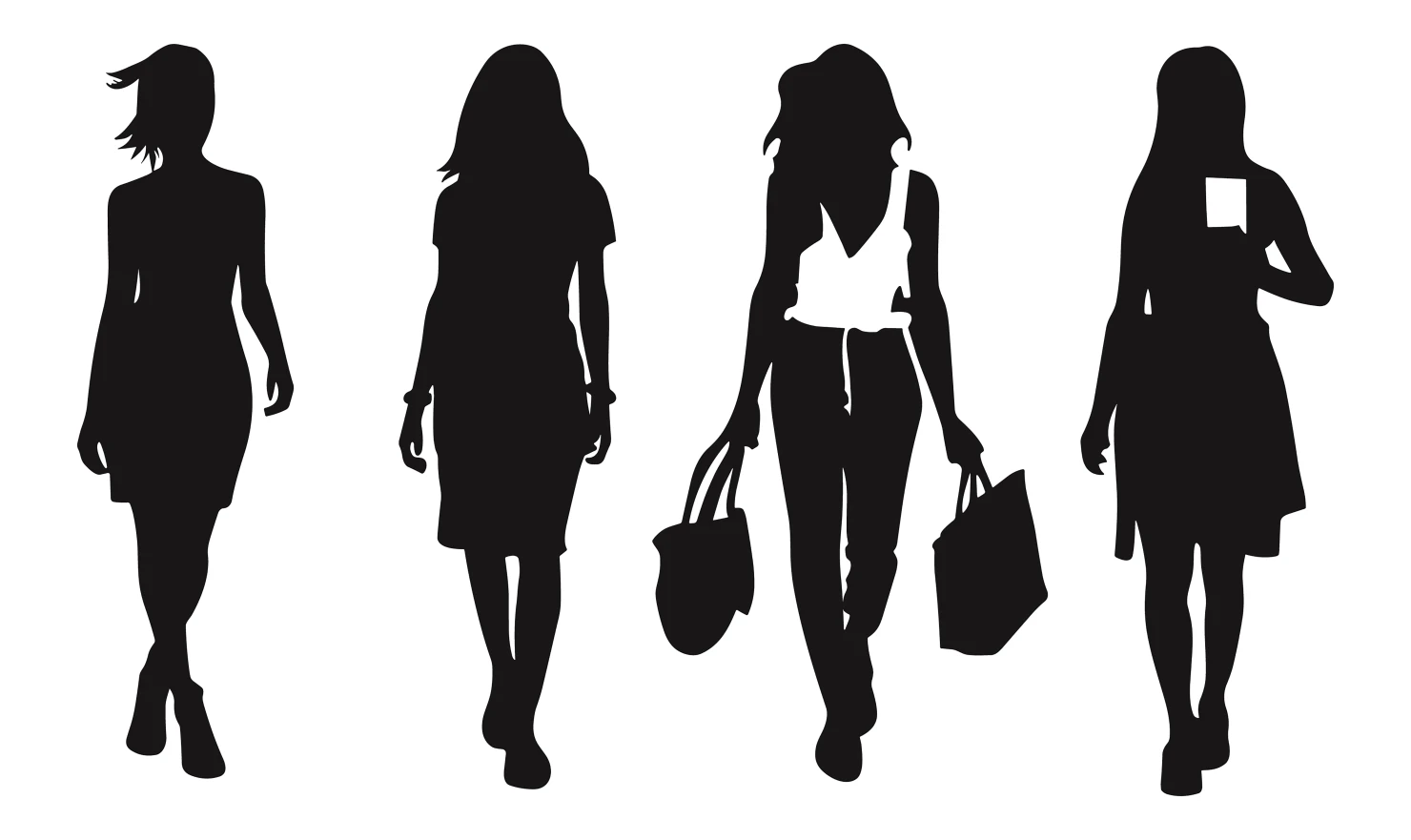 Women customizable silhouette set design #34148