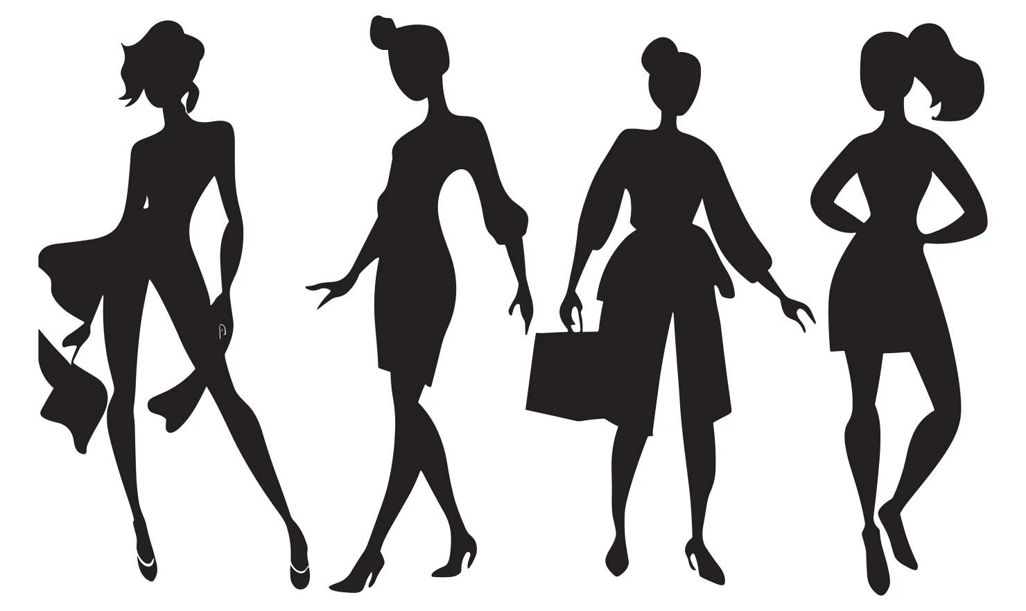Women customizable silhouette set design #34153