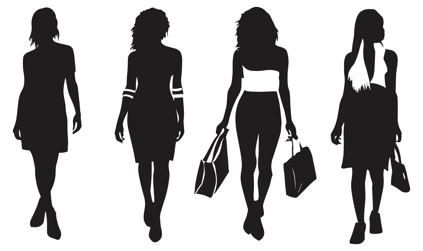 Women customizable silhouette set design #34158