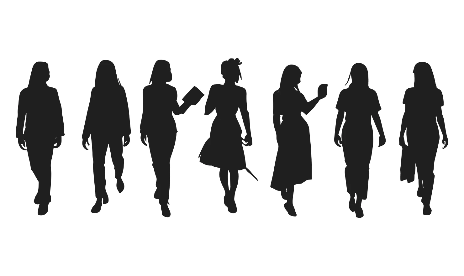 Women customizable silhouette set design #34161