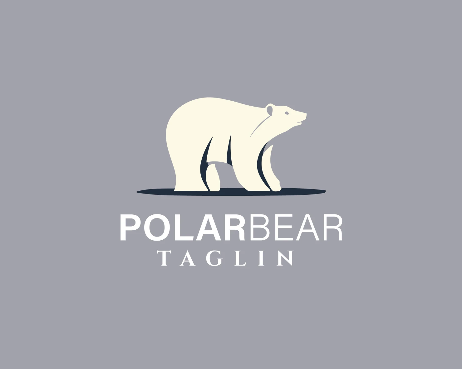 Polar bear customizable logo design #34178