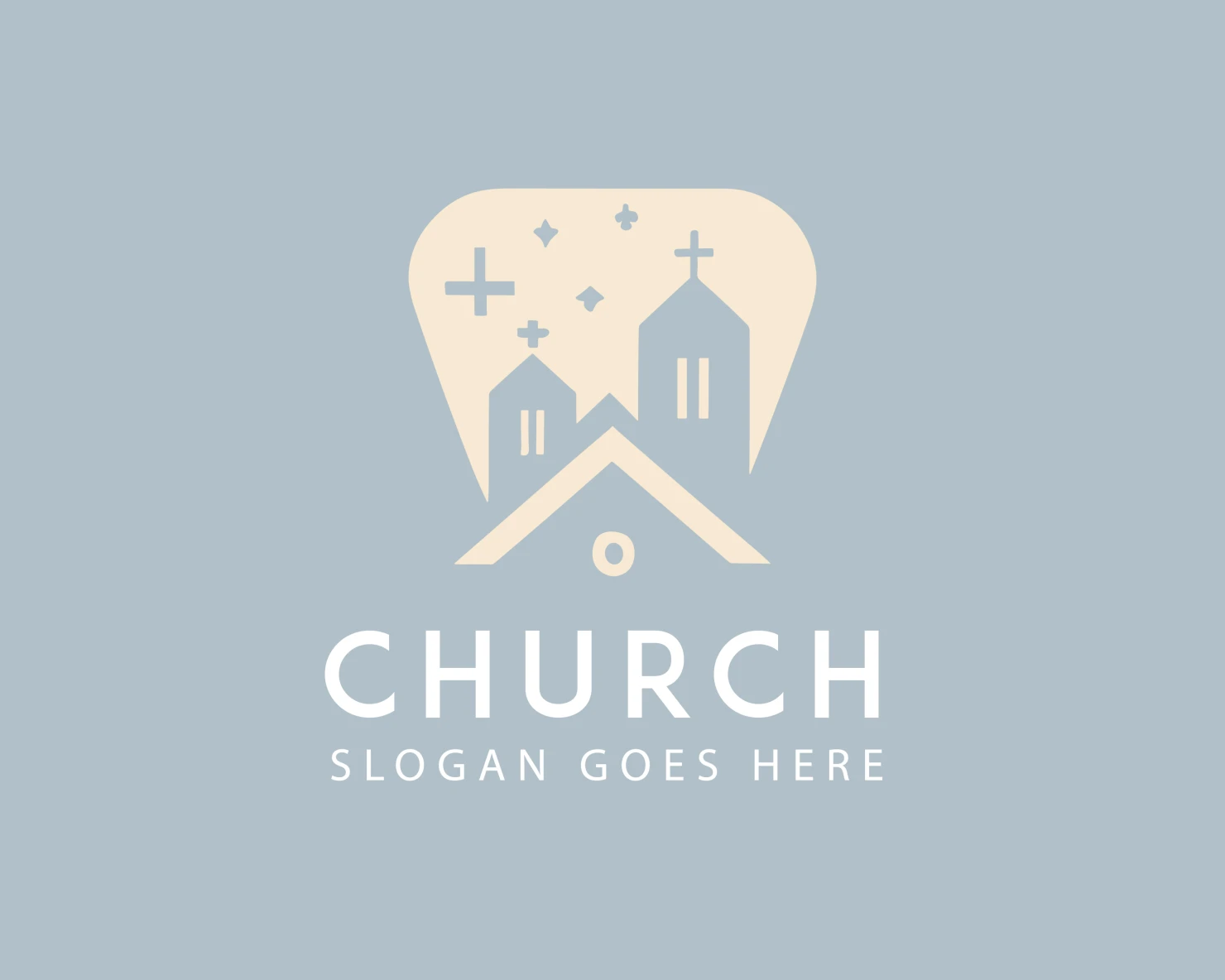 Church customizable logo design #34181