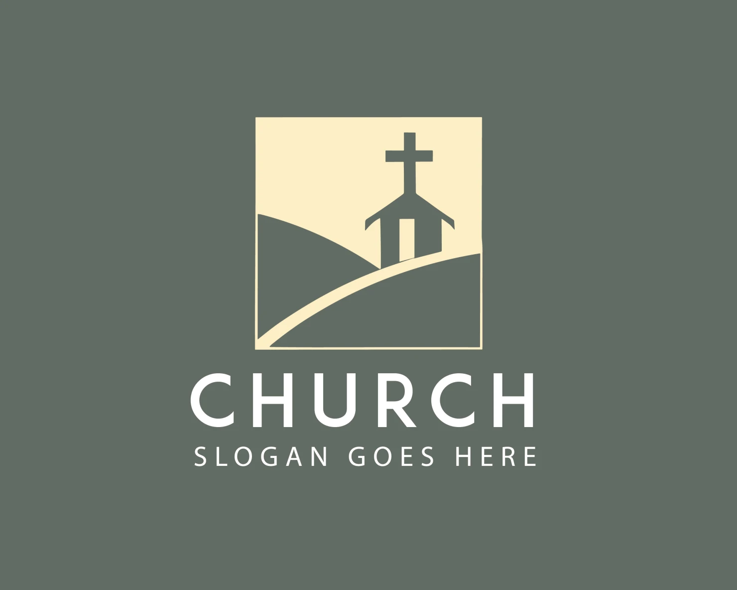 Church customizable logo design #34184