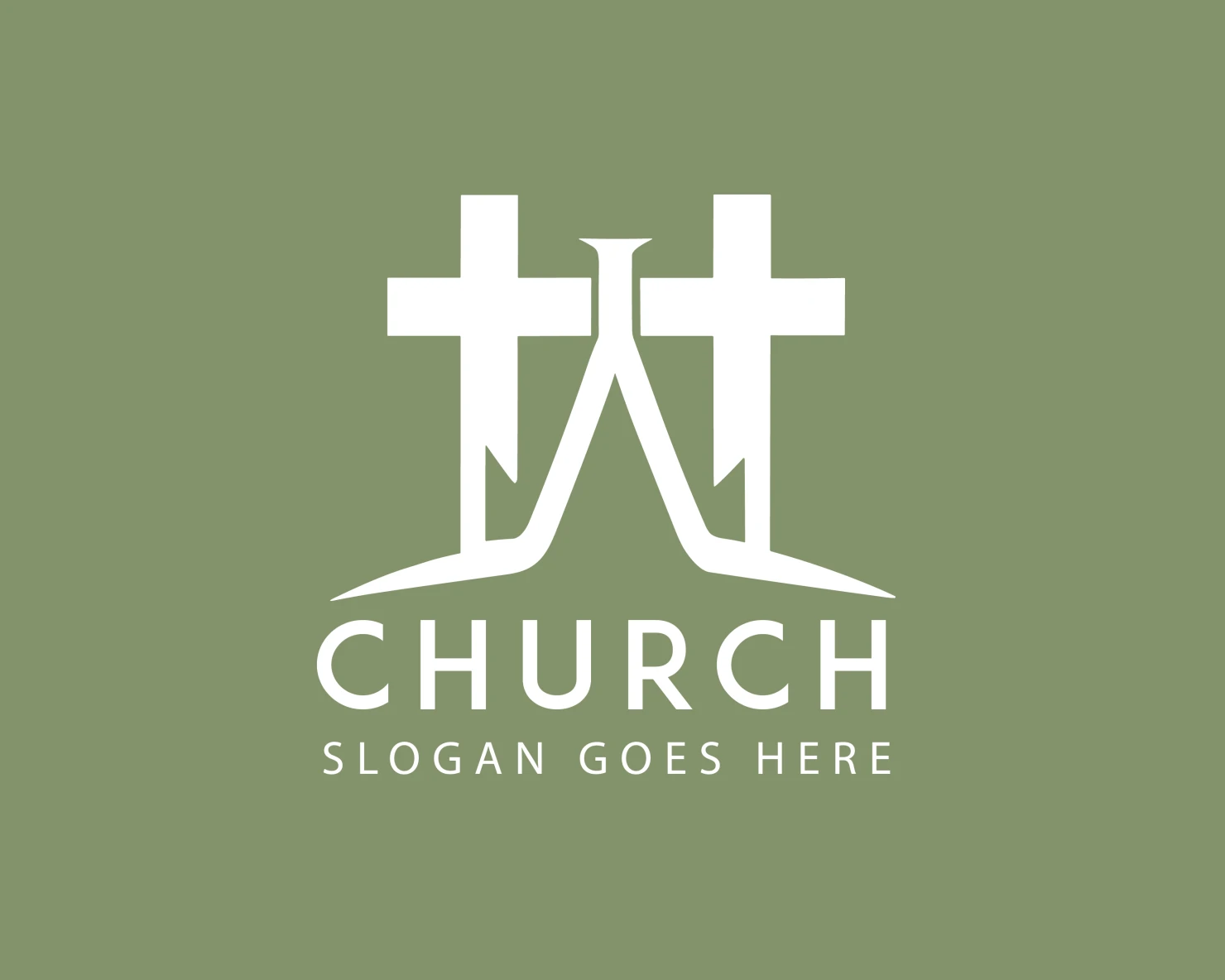 Church customizable logo design #34187