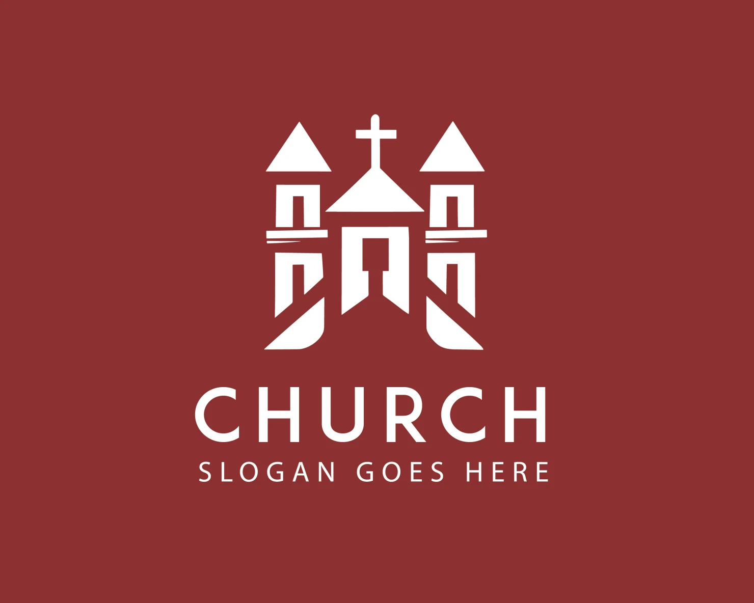 Church customizable logo design #34189