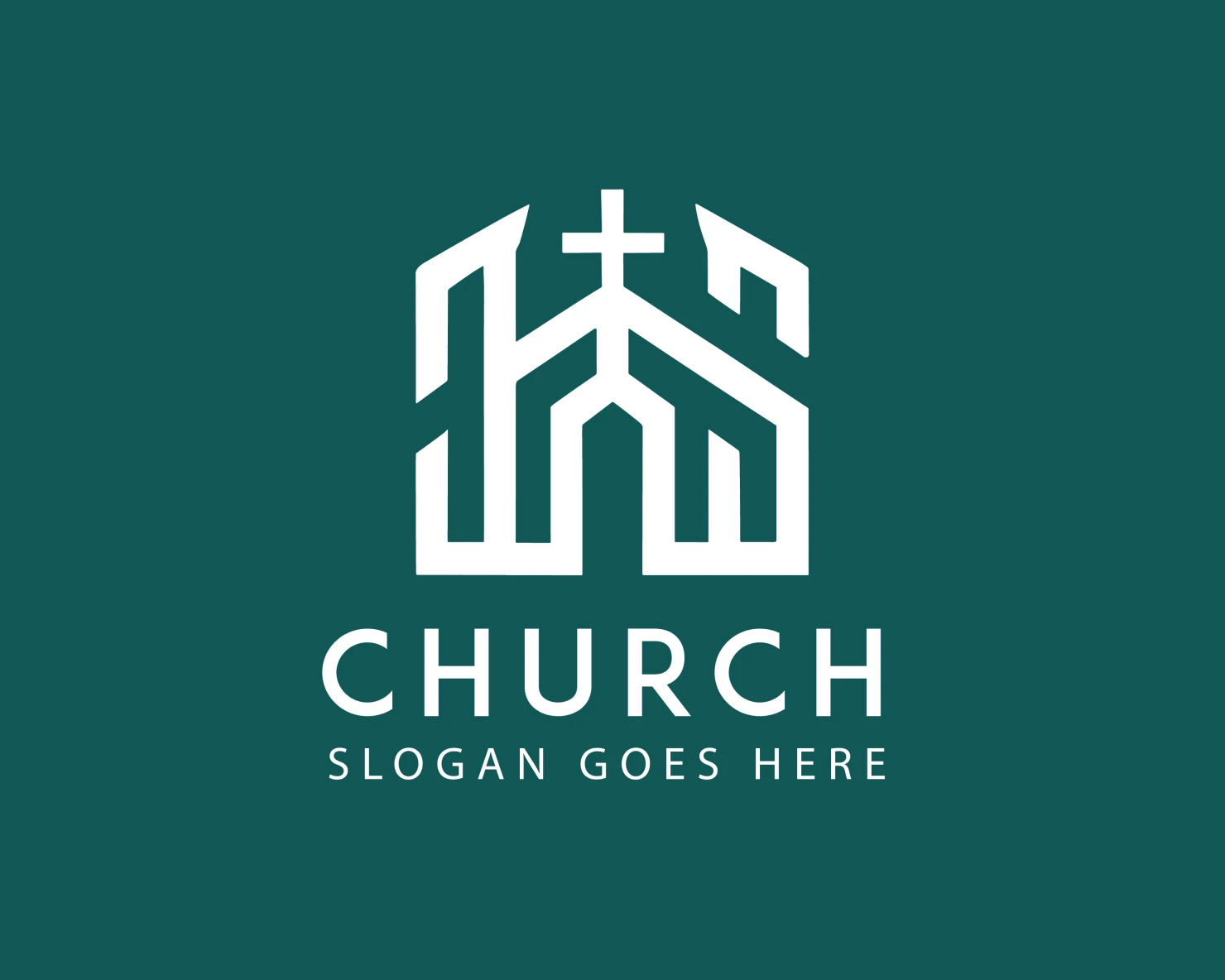 Church customizable logo design #34191