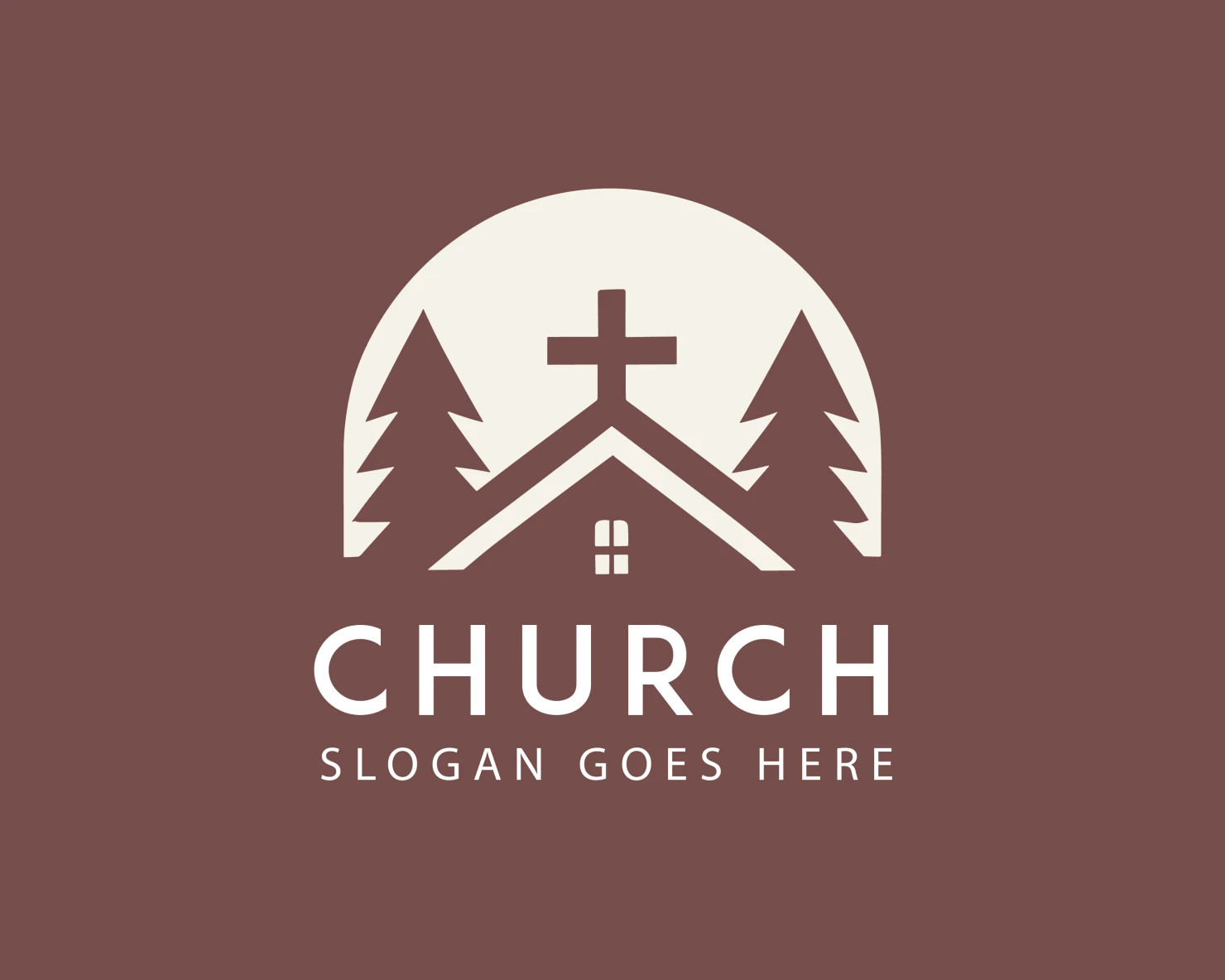 Church customizable logo design #34193