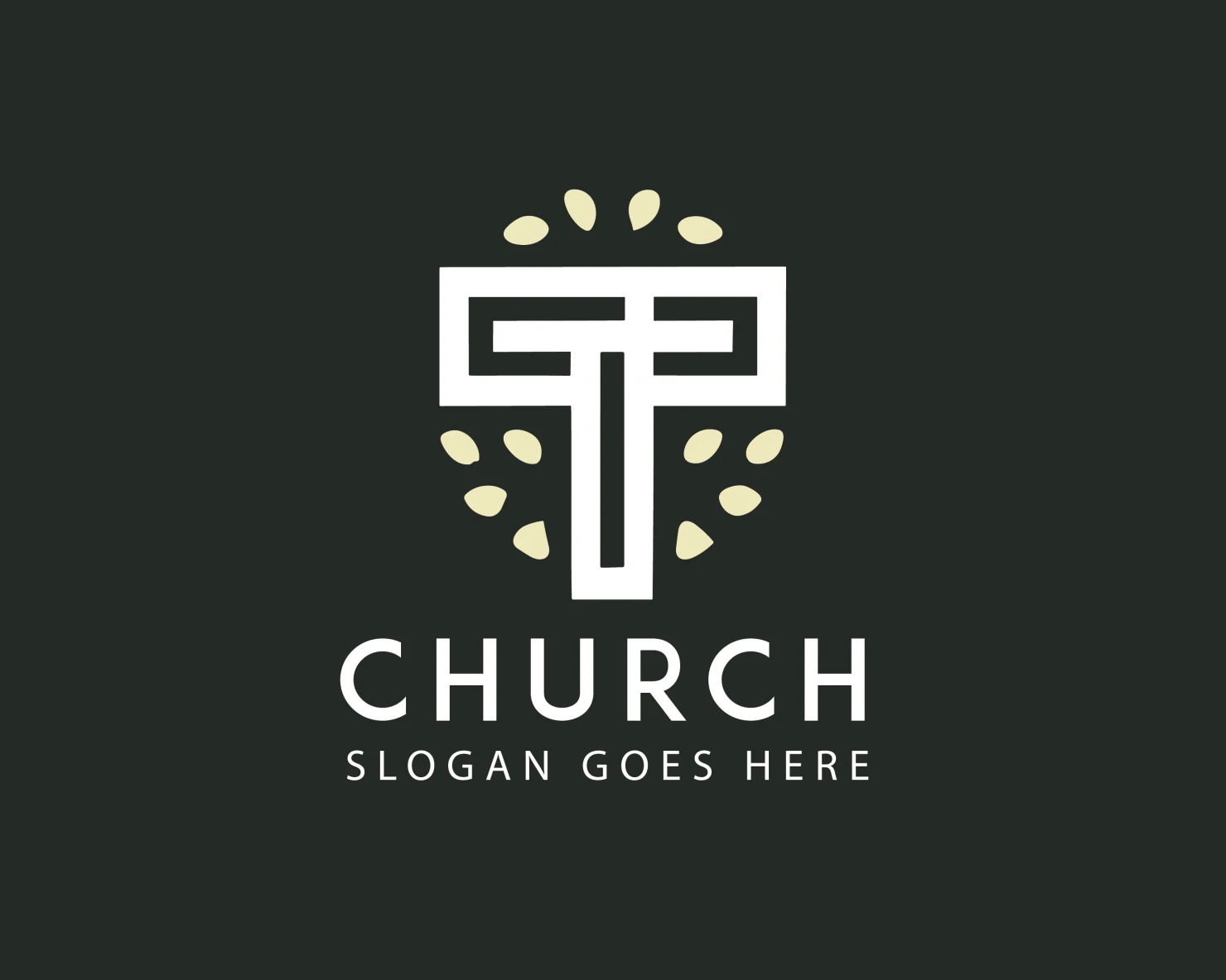 Church customizable logo design #34195