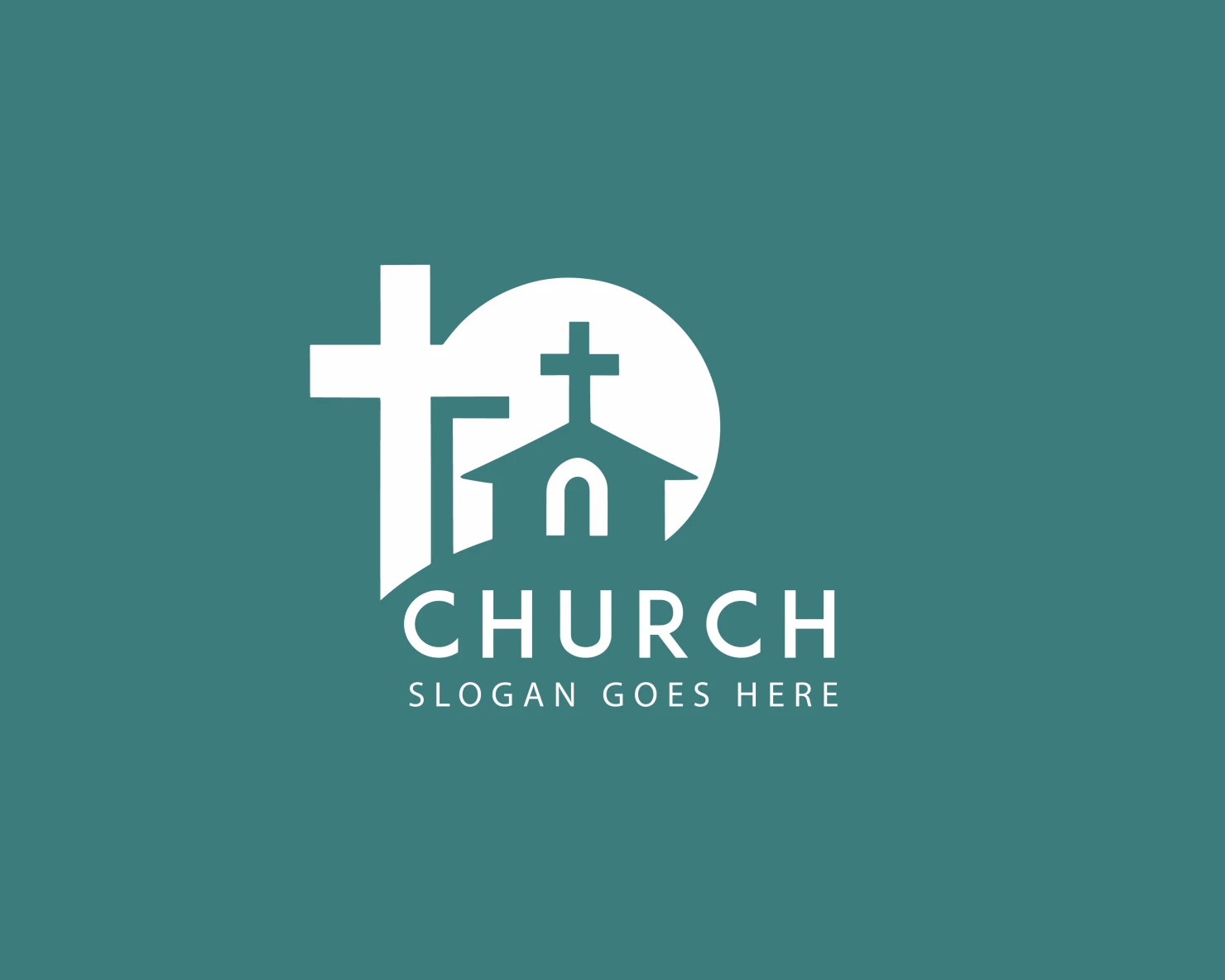 Church customizable logo design #34196
