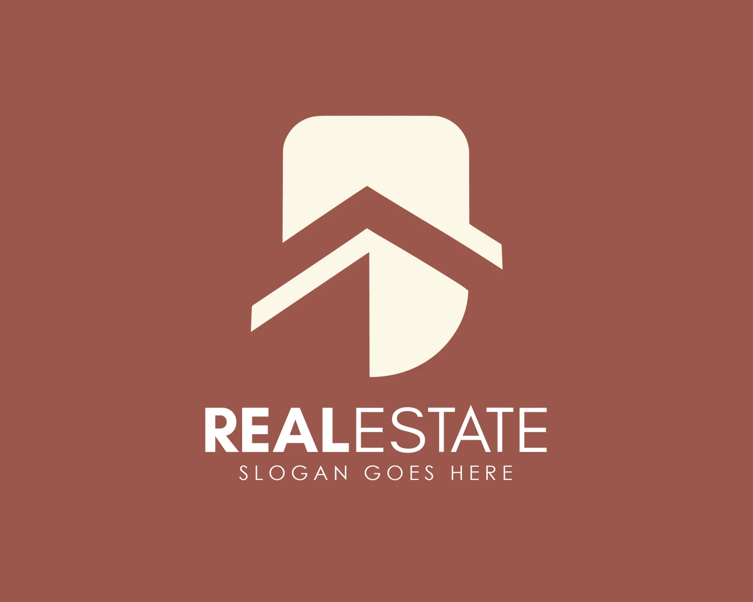 Real estate customizable logo design #34255