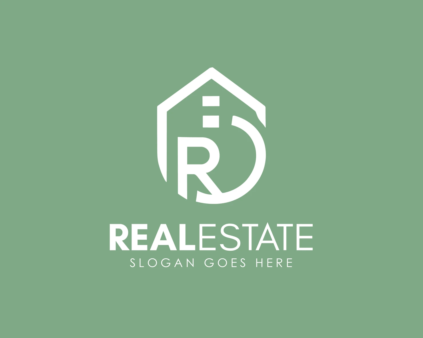 Real estate customizable logo design #34257