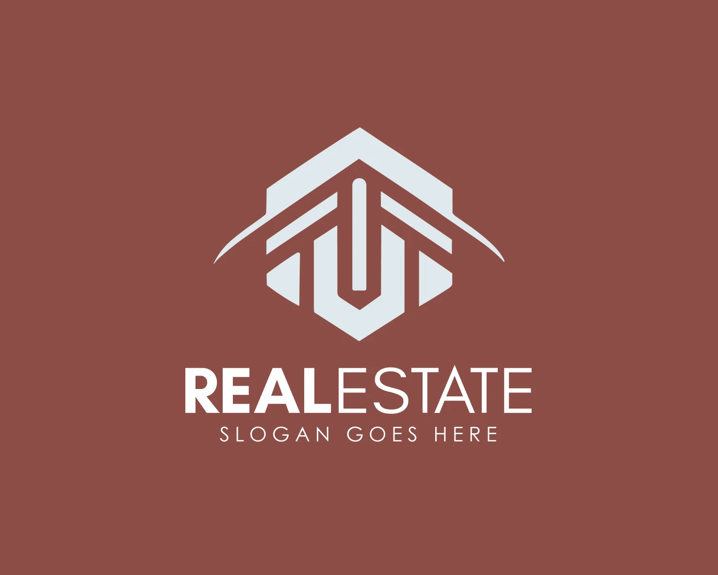 Real estate customizable logo design #34258