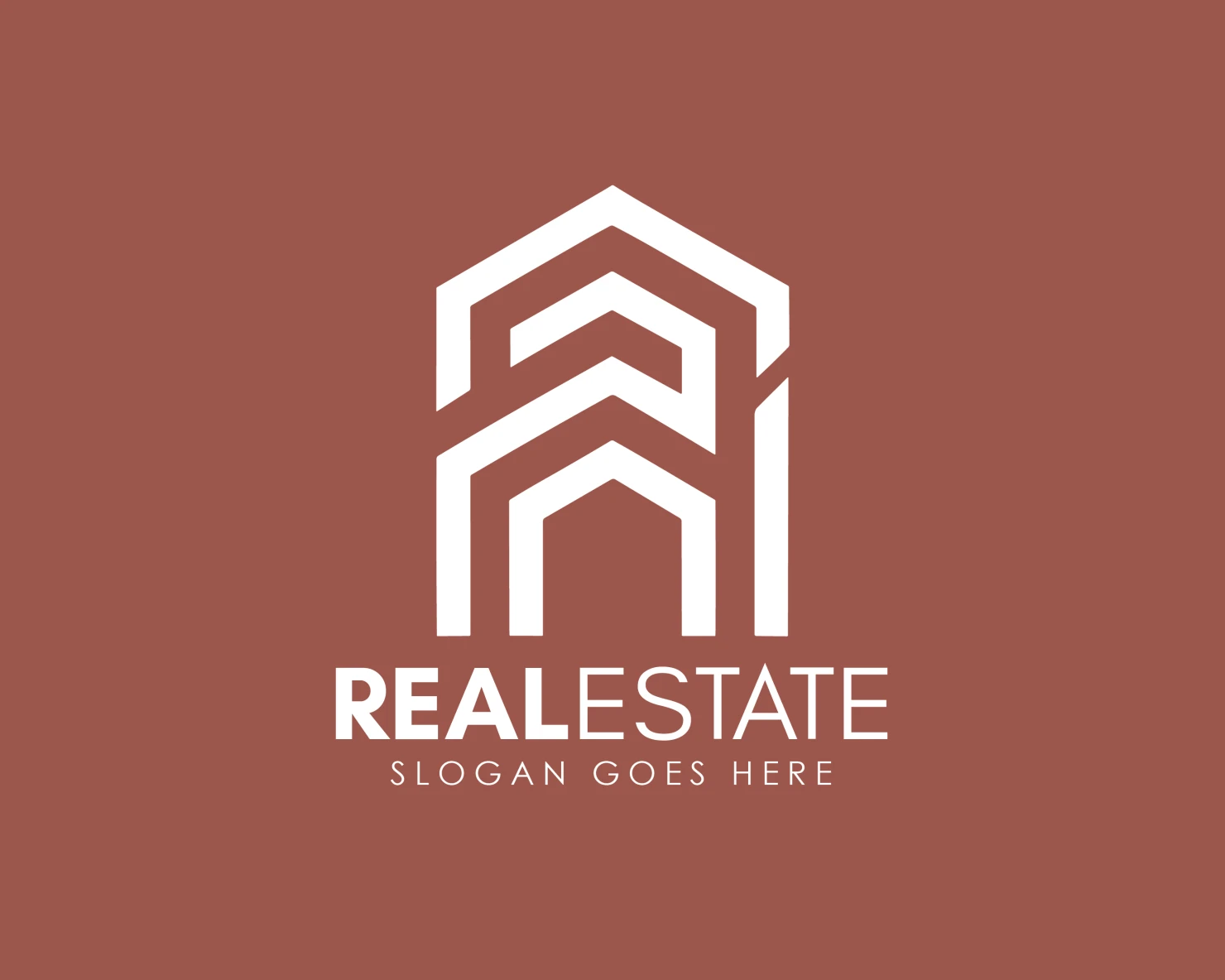 Real estate customizable logo design #34261