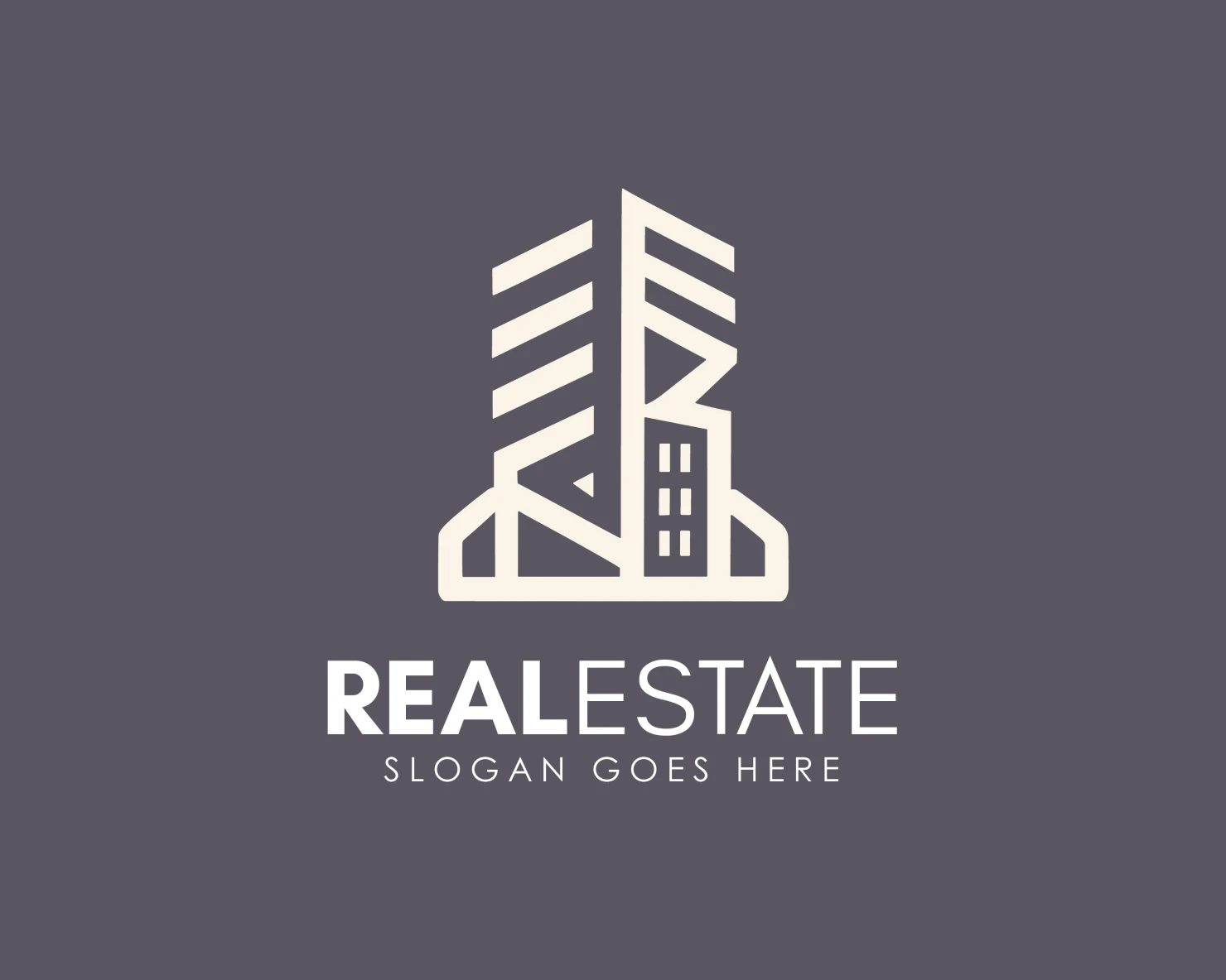 Real estate customizable logo design #34262