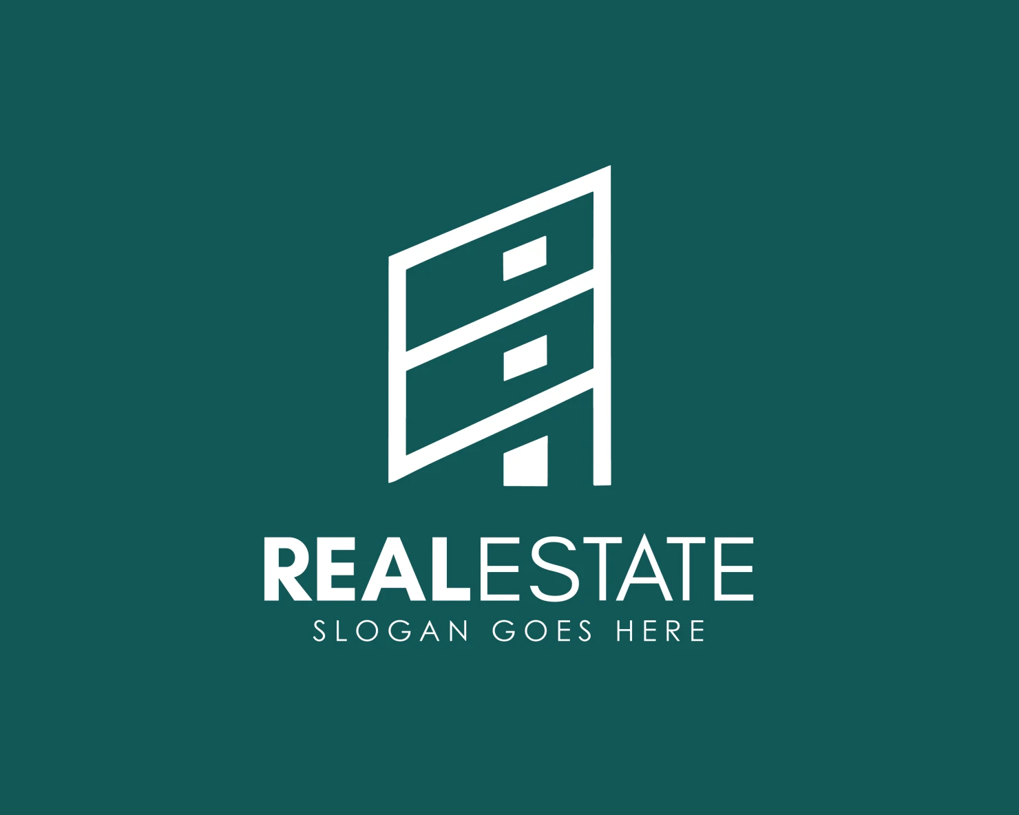 Real estate customizable logo design #34263