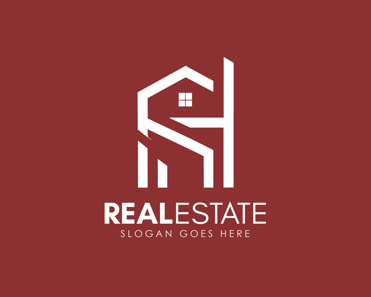 Real estate customizable logo design #34265