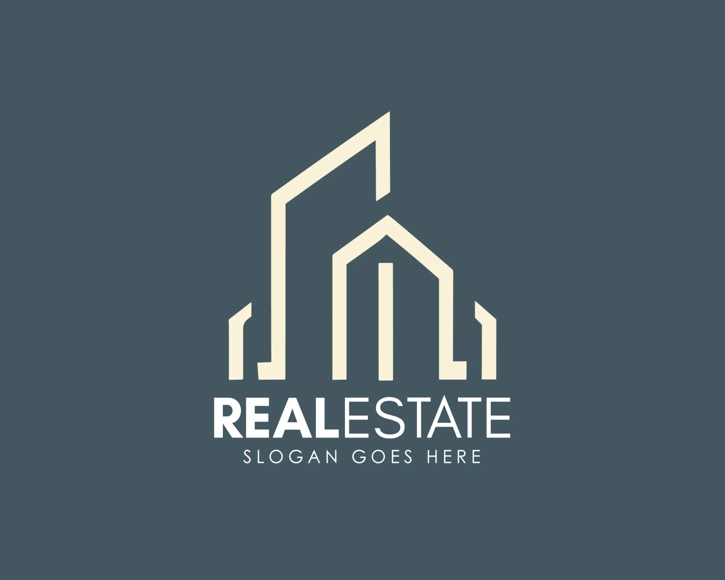 Real estate customizable logo design #34270