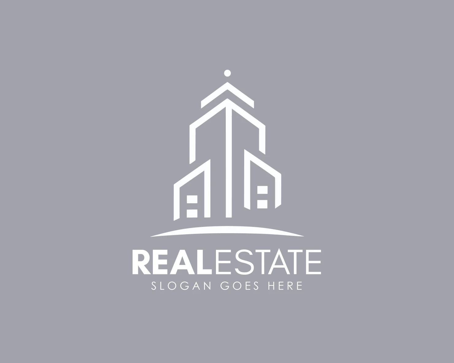 Real estate customizable logo design #34273