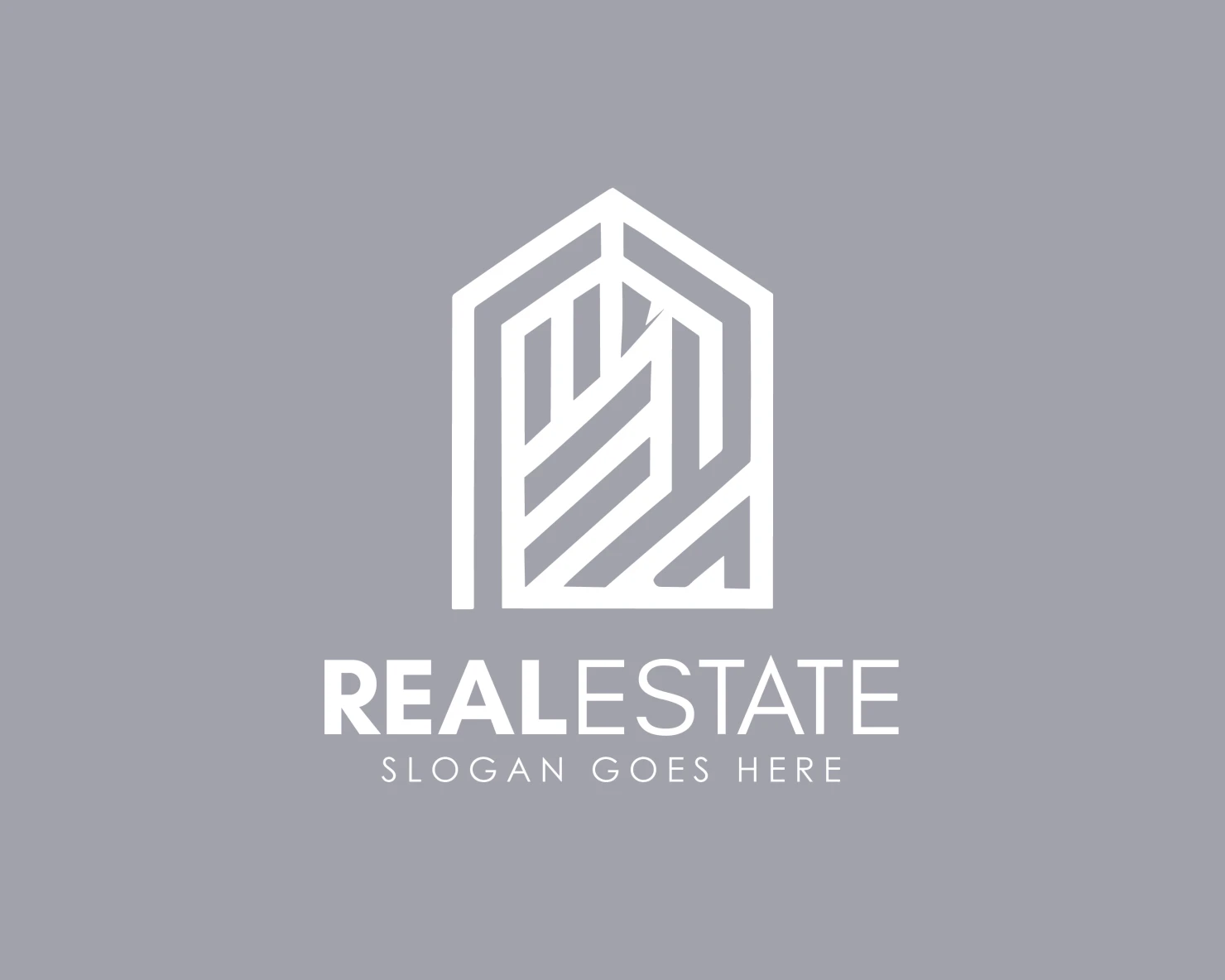 Real estate customizable logo design #34282