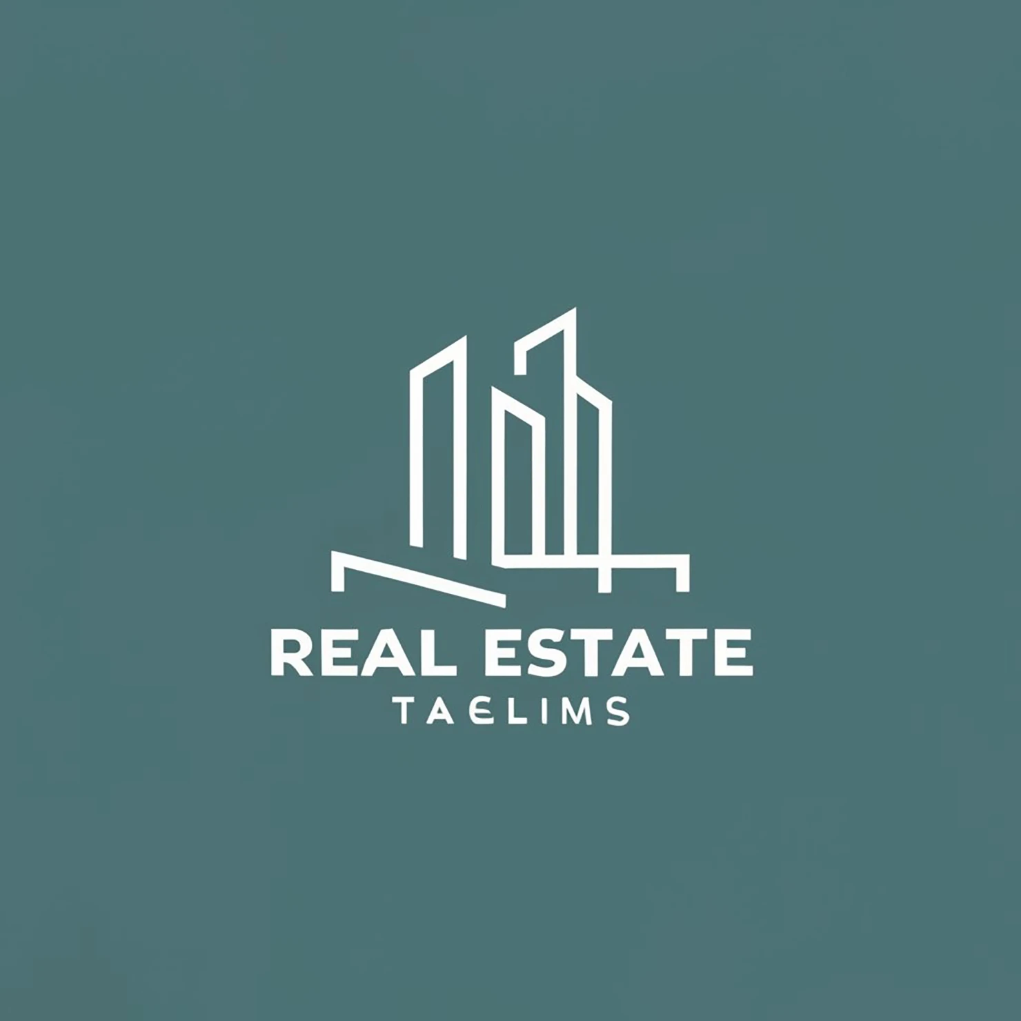 Real estate customizable logo design #34284